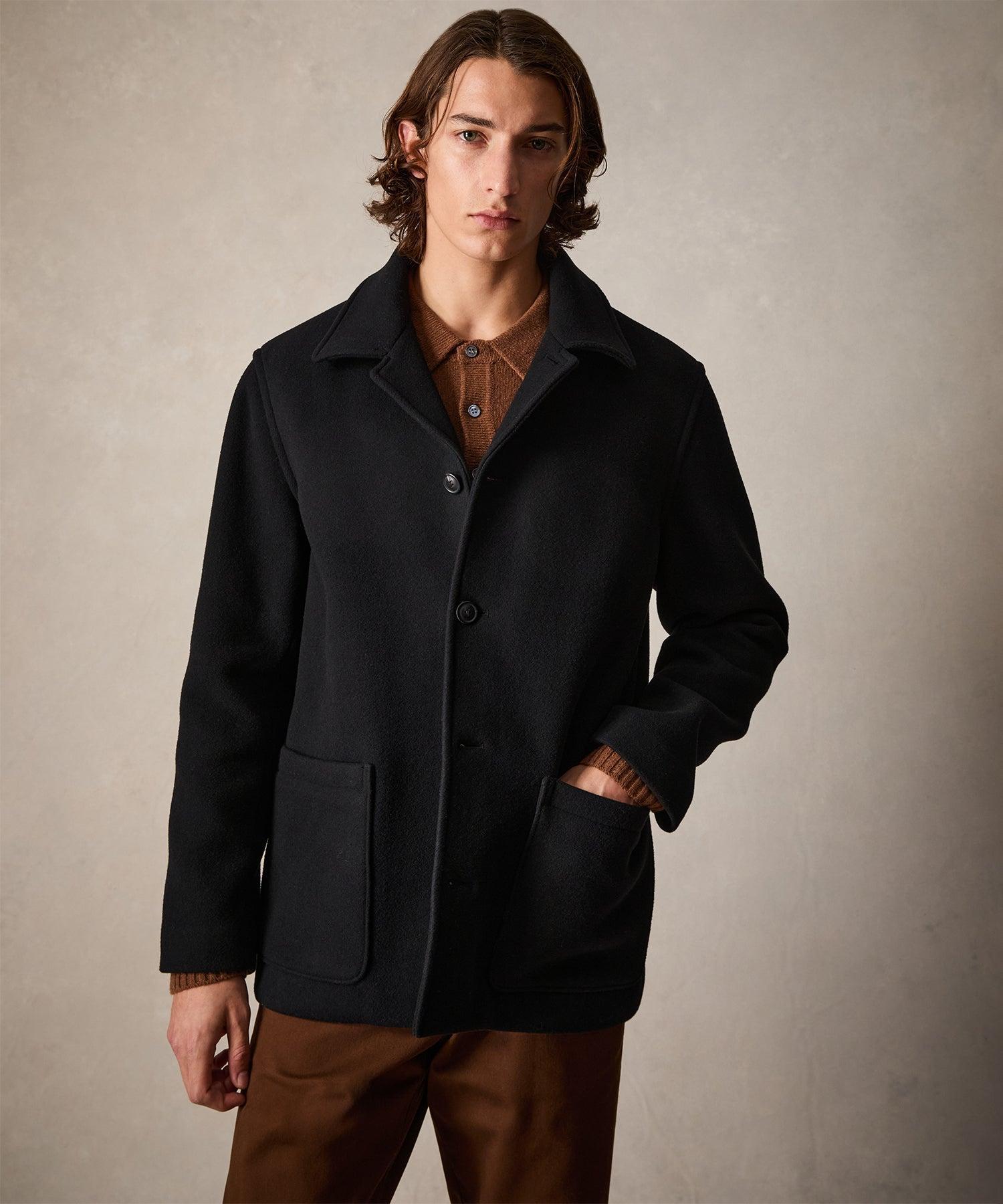 Wool Cashmere Cafe Jacket in Pecan Product Image