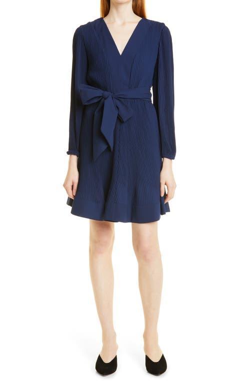 Milly Liv Belted Pleated Dress Product Image