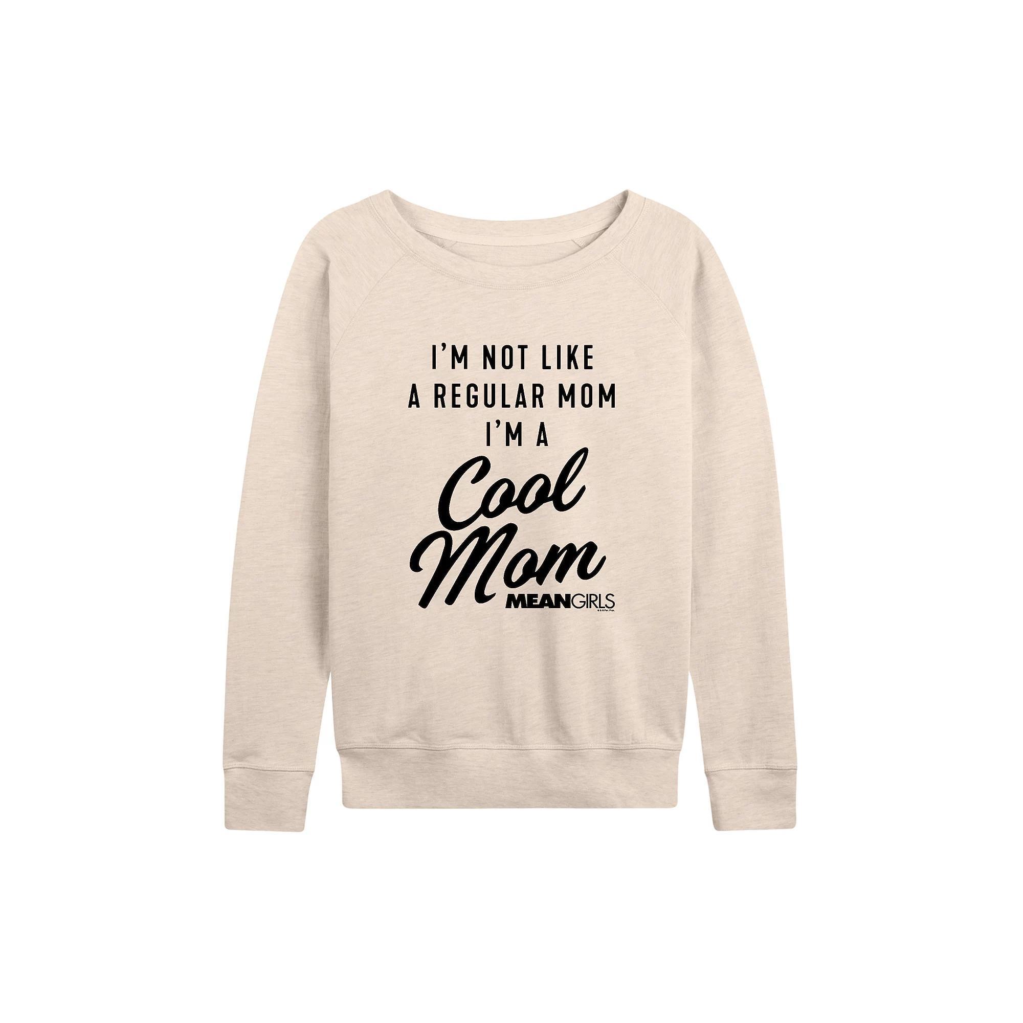 Womens Mean Girls Cool Mom French Terry Long Sleeve Tee Product Image