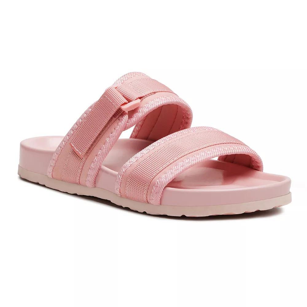 London Rag Women's Nautic Casual Platform Slide Sandals, Size: 5, Blue Product Image
