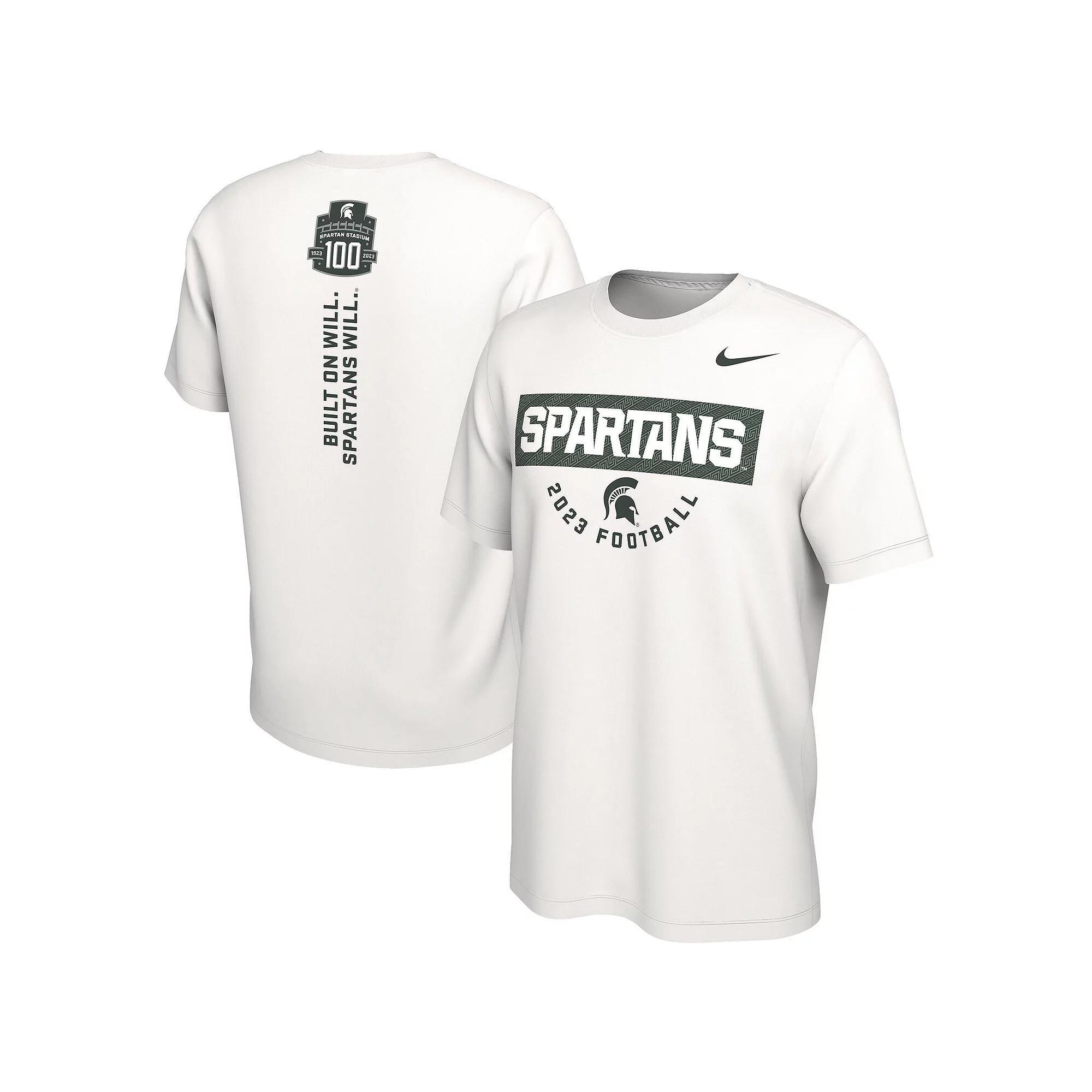 Men's Nike White Michigan State Spartans 2023 Fan T-Shirt, Size: 2XL Product Image
