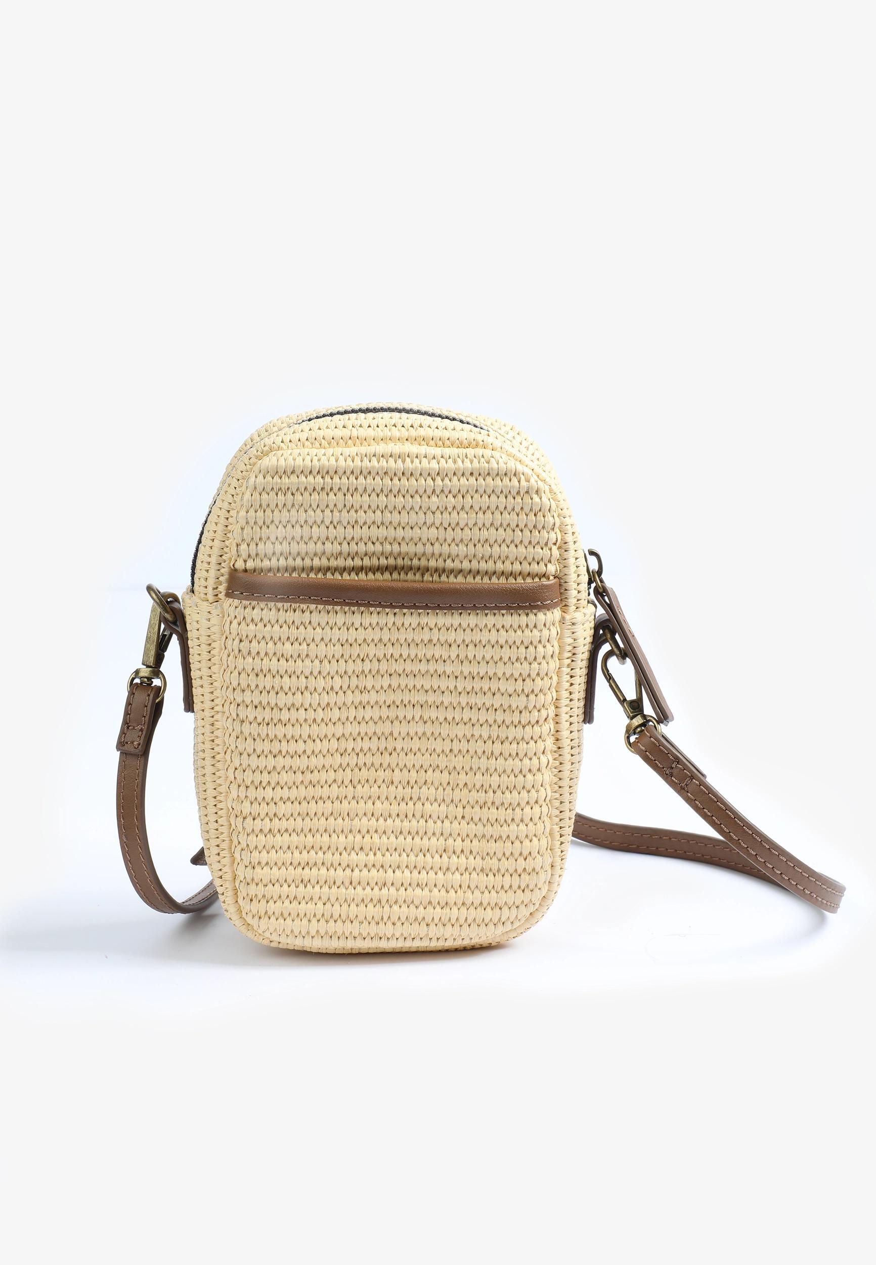 North South Raffia Crossbody Bag Product Image