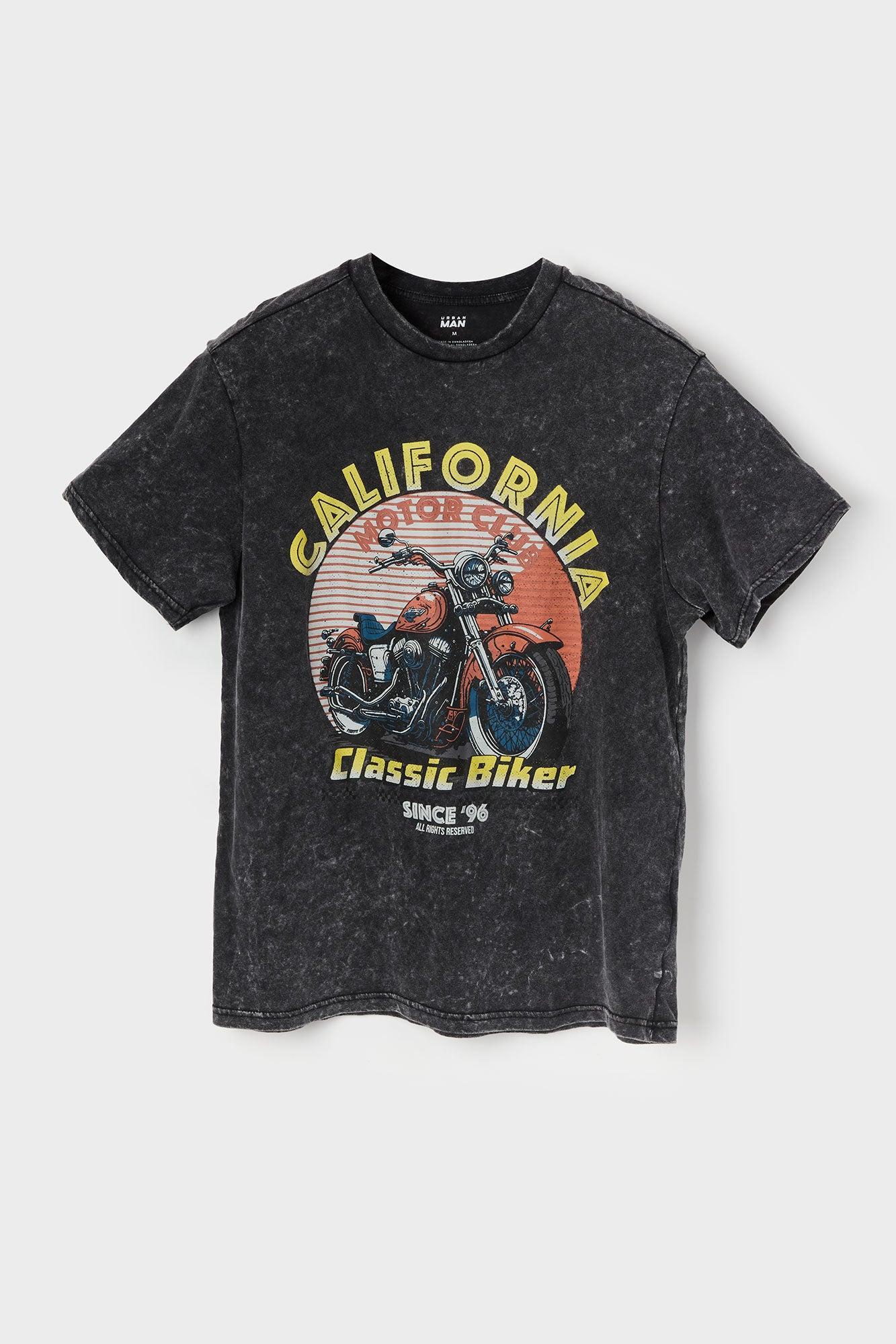 Cali Motor Club Graphic Washed T-Shirt Male Product Image