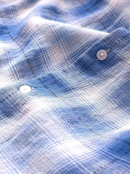 100% Linen Classic Shirt Product Image