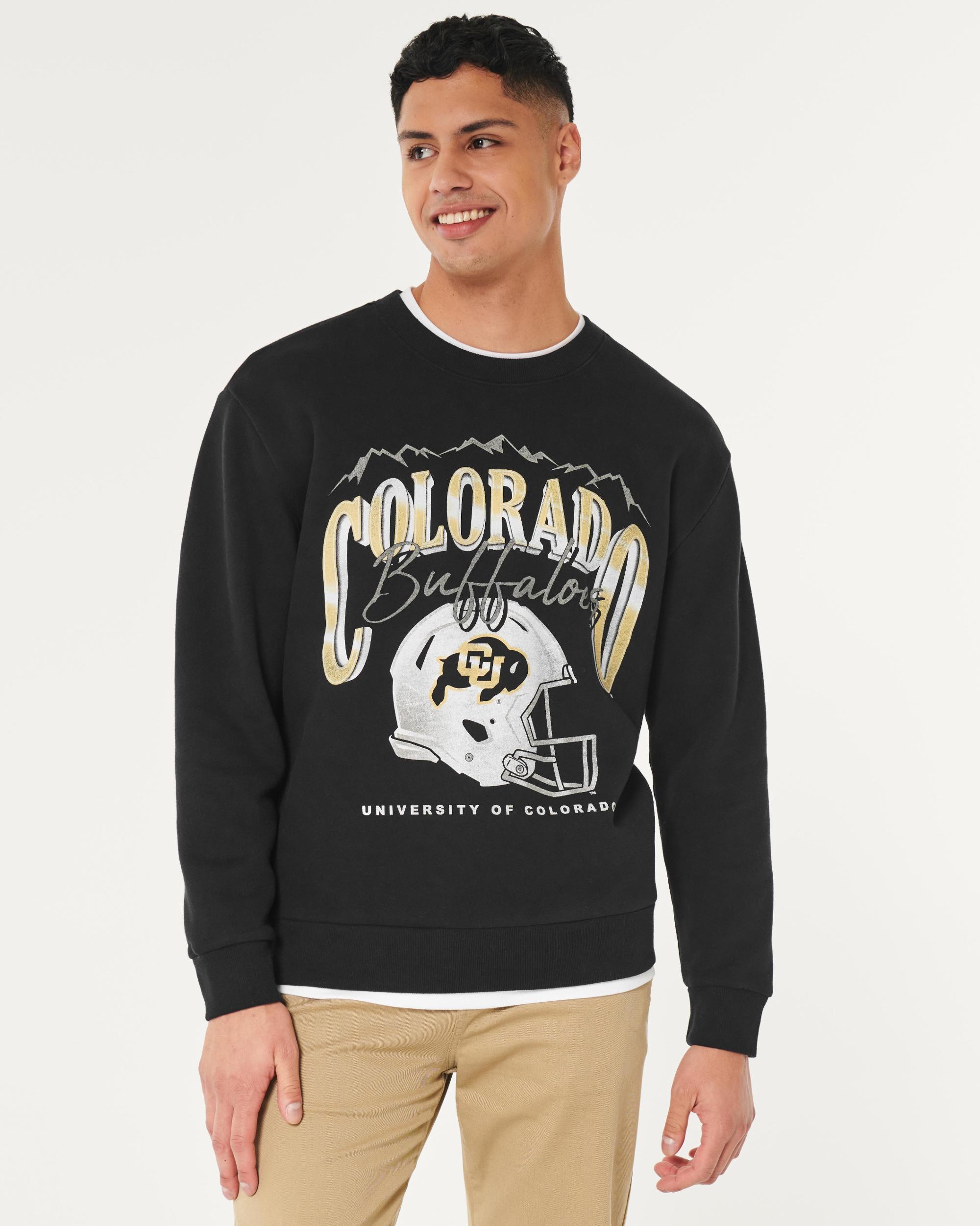 Boxy Indiana University Hoosiers Graphic Crew Sweatshirt Product Image