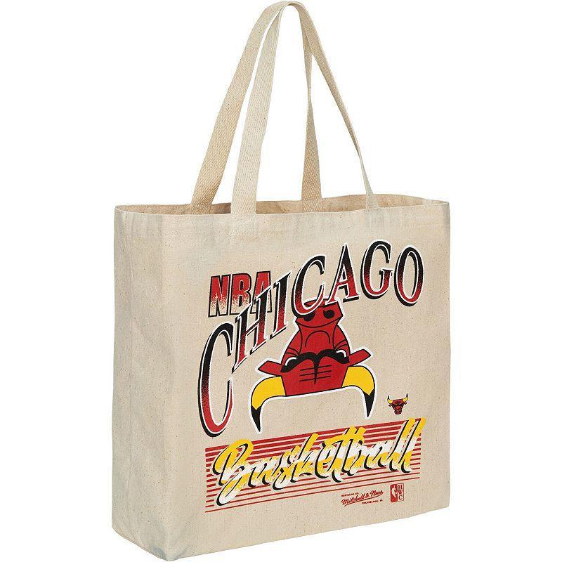 Women's Mitchell & Ness Chicago Bulls Graphic Tote Bag, White Product Image
