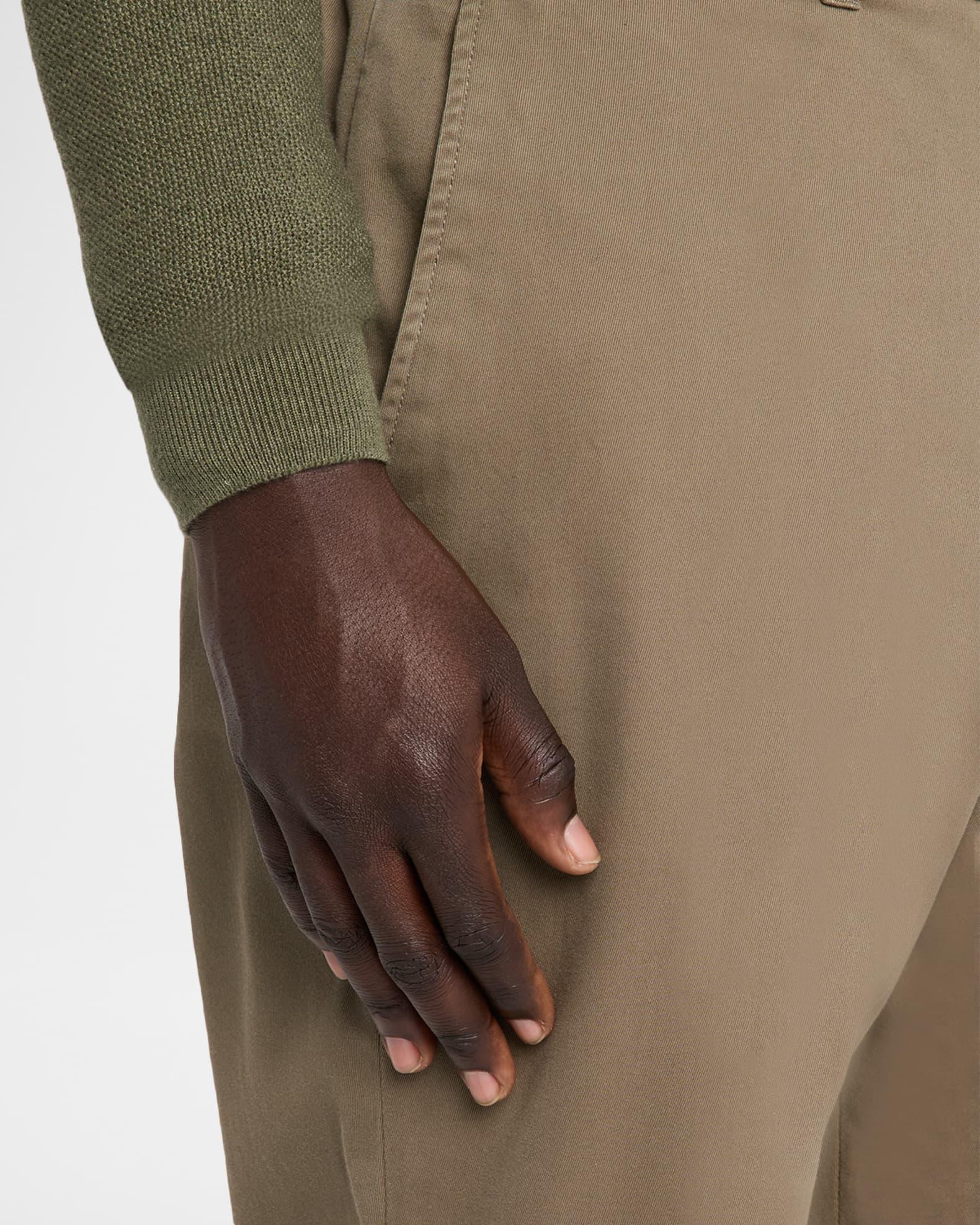 Men's Cotton Twill Straight-Fit Chino Pants Product Image