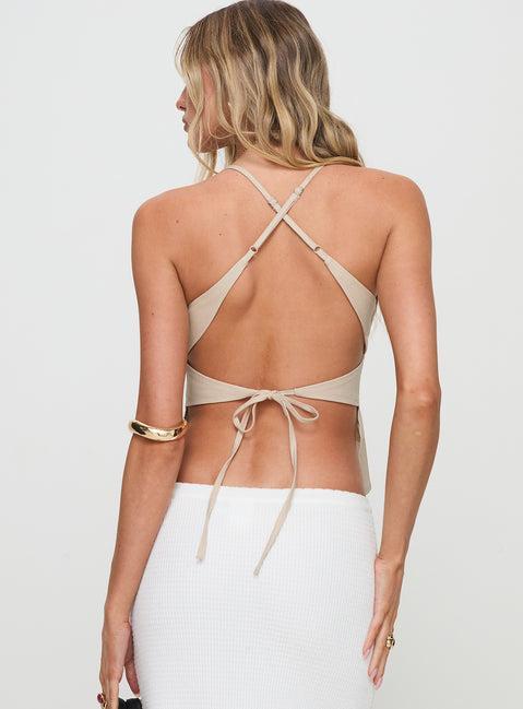Candid Top Beige Product Image
