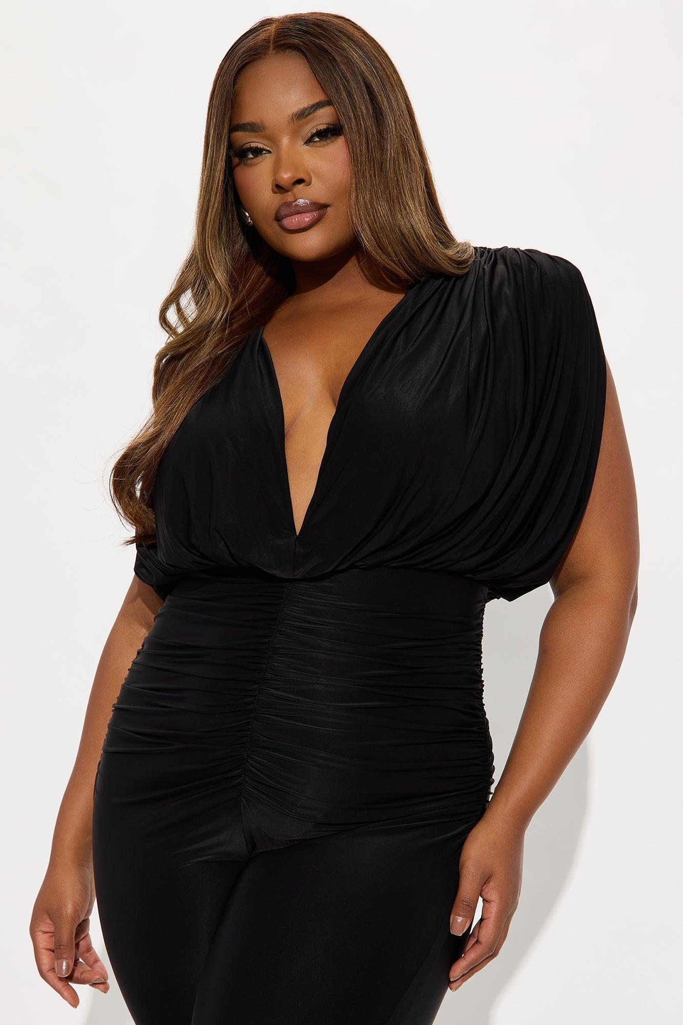 Sleek Seduction Jumpsuit - Black Product Image