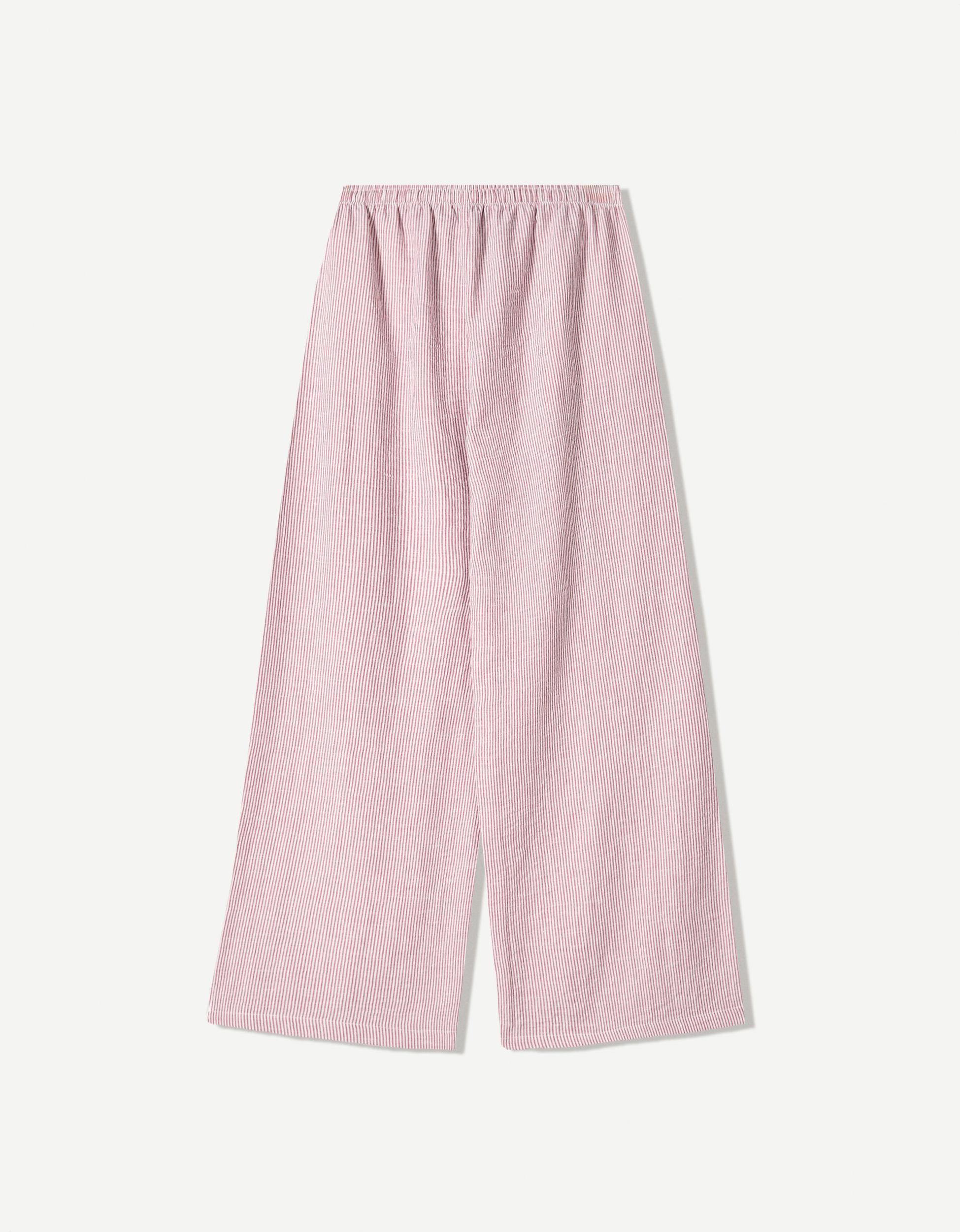 Striped rustic pants Product Image