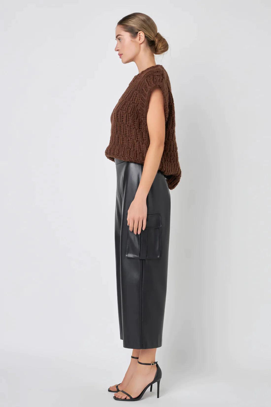 Tina Chunky Knit Vest Product Image