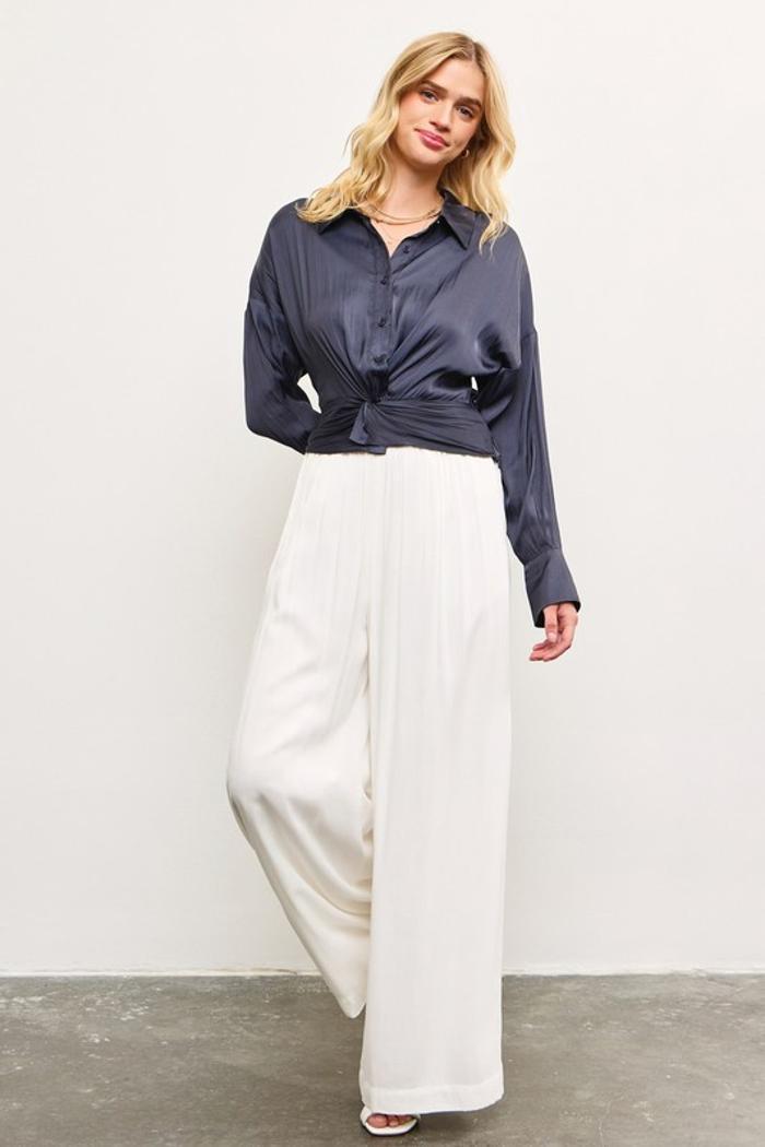 Twist Front Dolman Sleeve Top Product Image