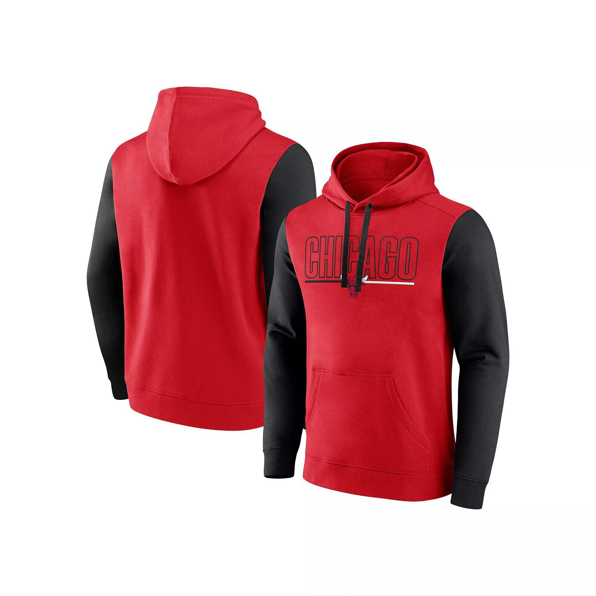Mens Chicago Blackhawks Deliver Fleece Pullover Hoodie Product Image