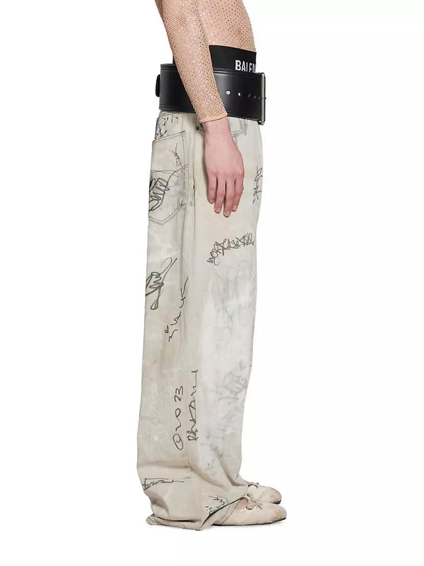 Graffiti Baggy Pants Product Image