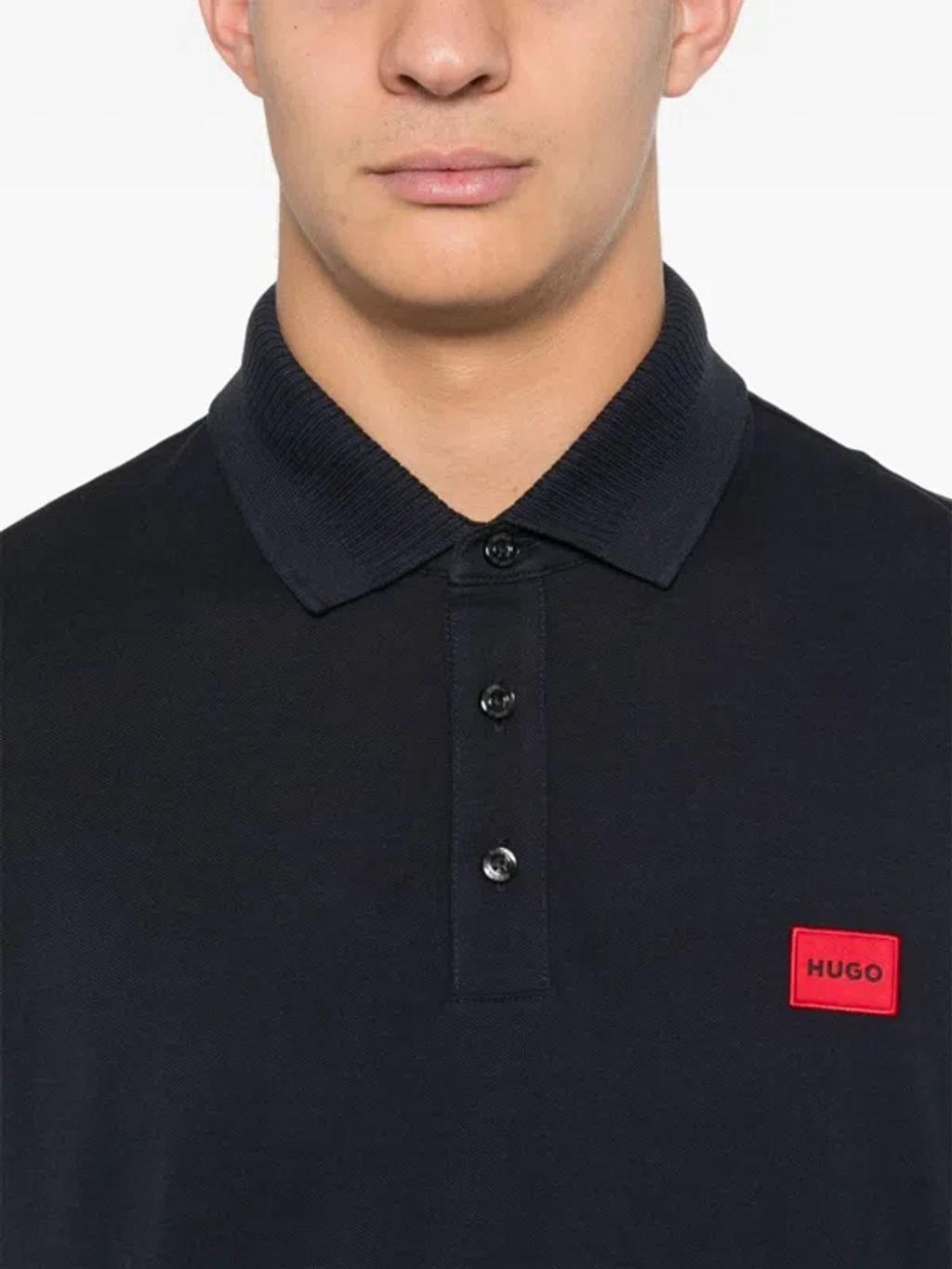 HUGO BOSS Hugo Dereso 222 Polo T Shirt Navy Product Image