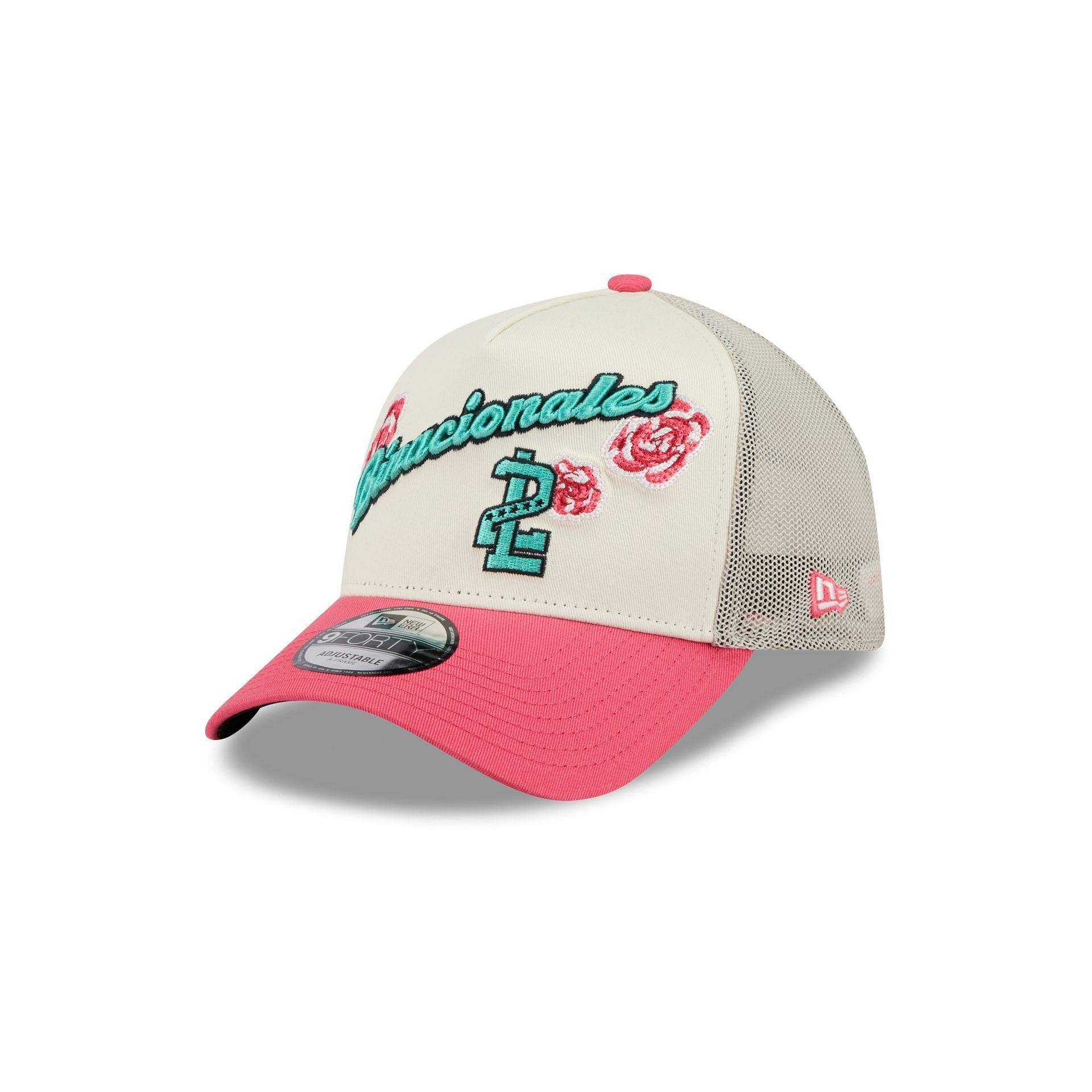 Tecolotes de los Dos Laredos Two-Tone Pink Rose 9FORTY A-Frame Snapback Hat Male Product Image