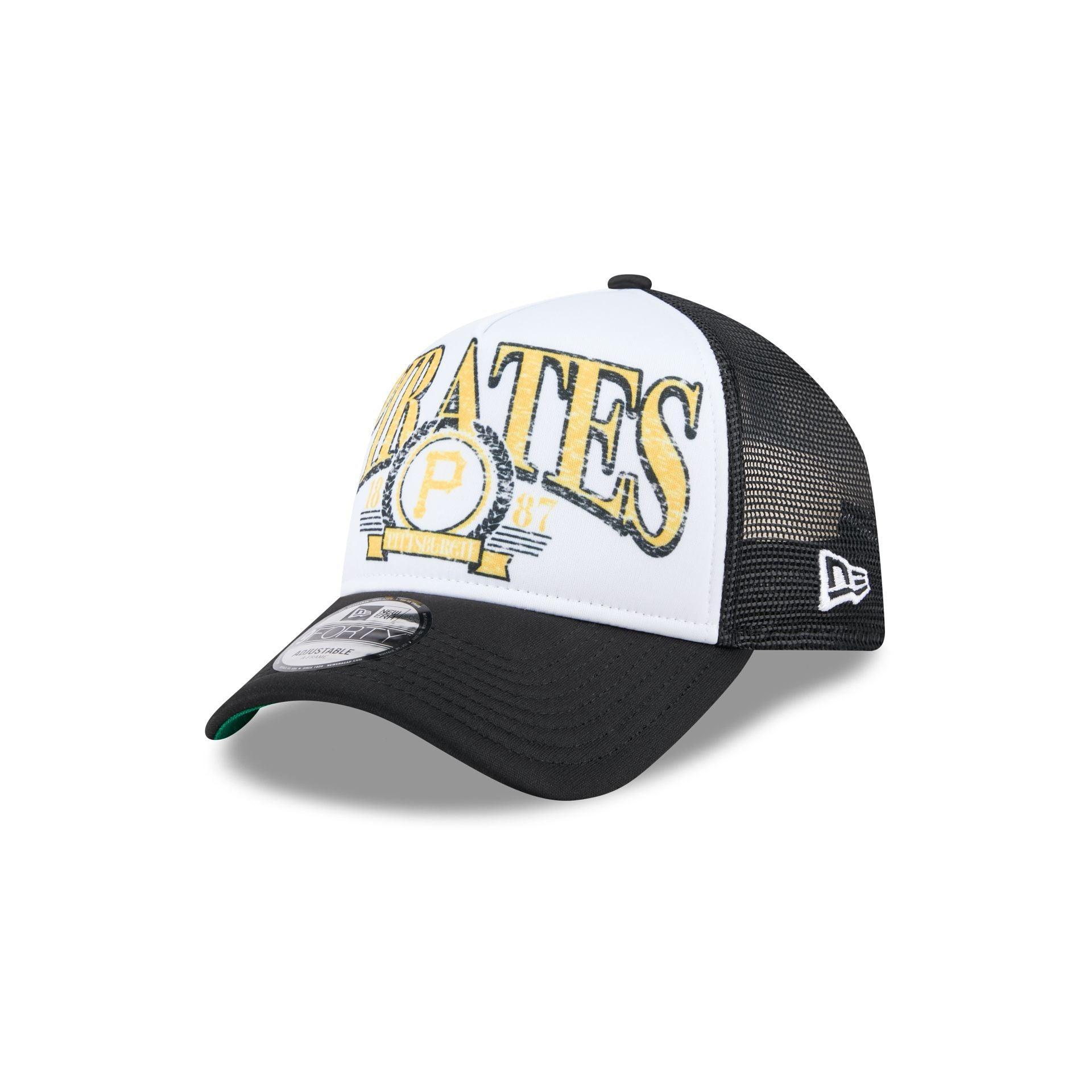 New York Mets Distressed 9FORTY A-Frame Trucker Hat Male Product Image