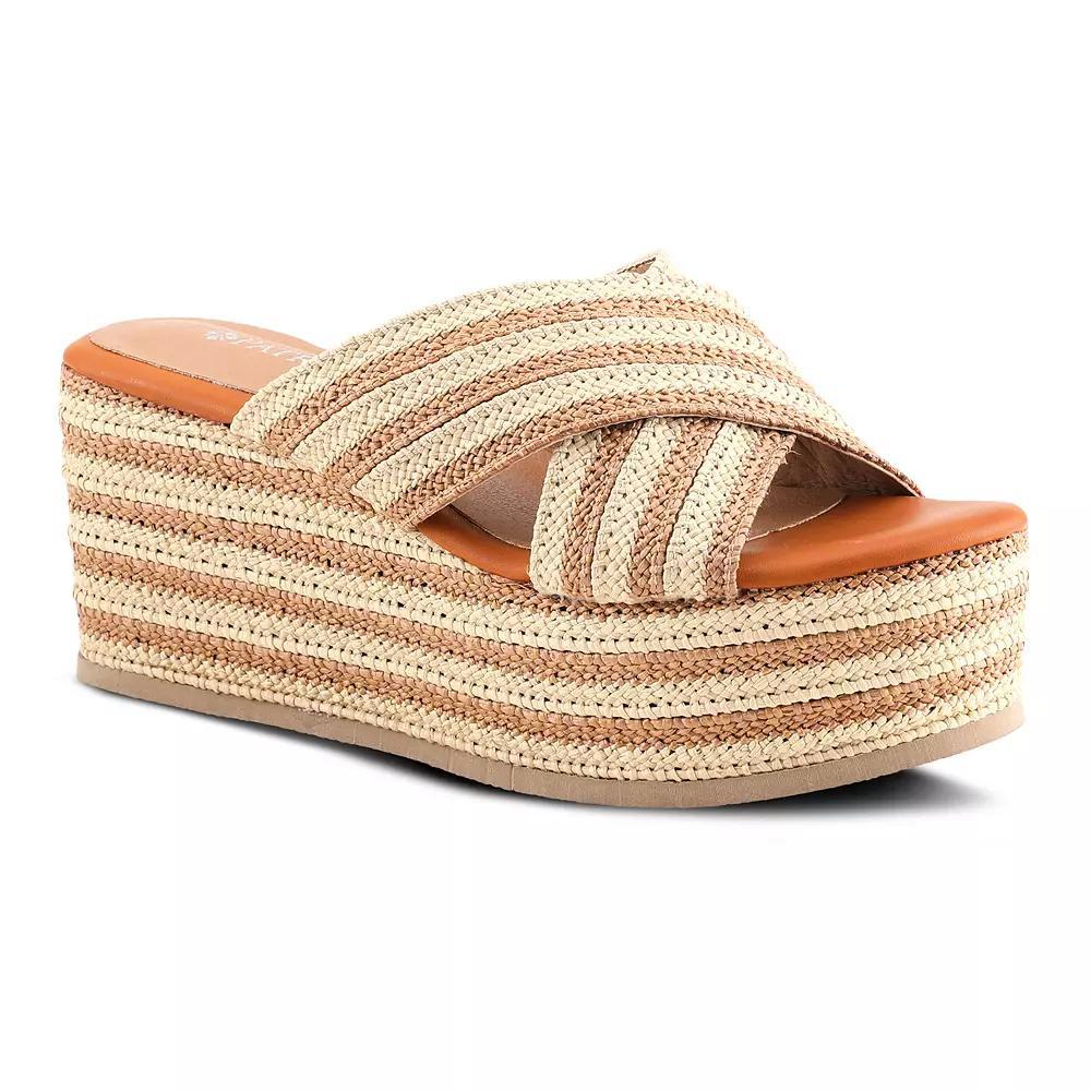 Patriziza Rafi Women's Platform Sandals, Size: 40, Camel Team Product Image