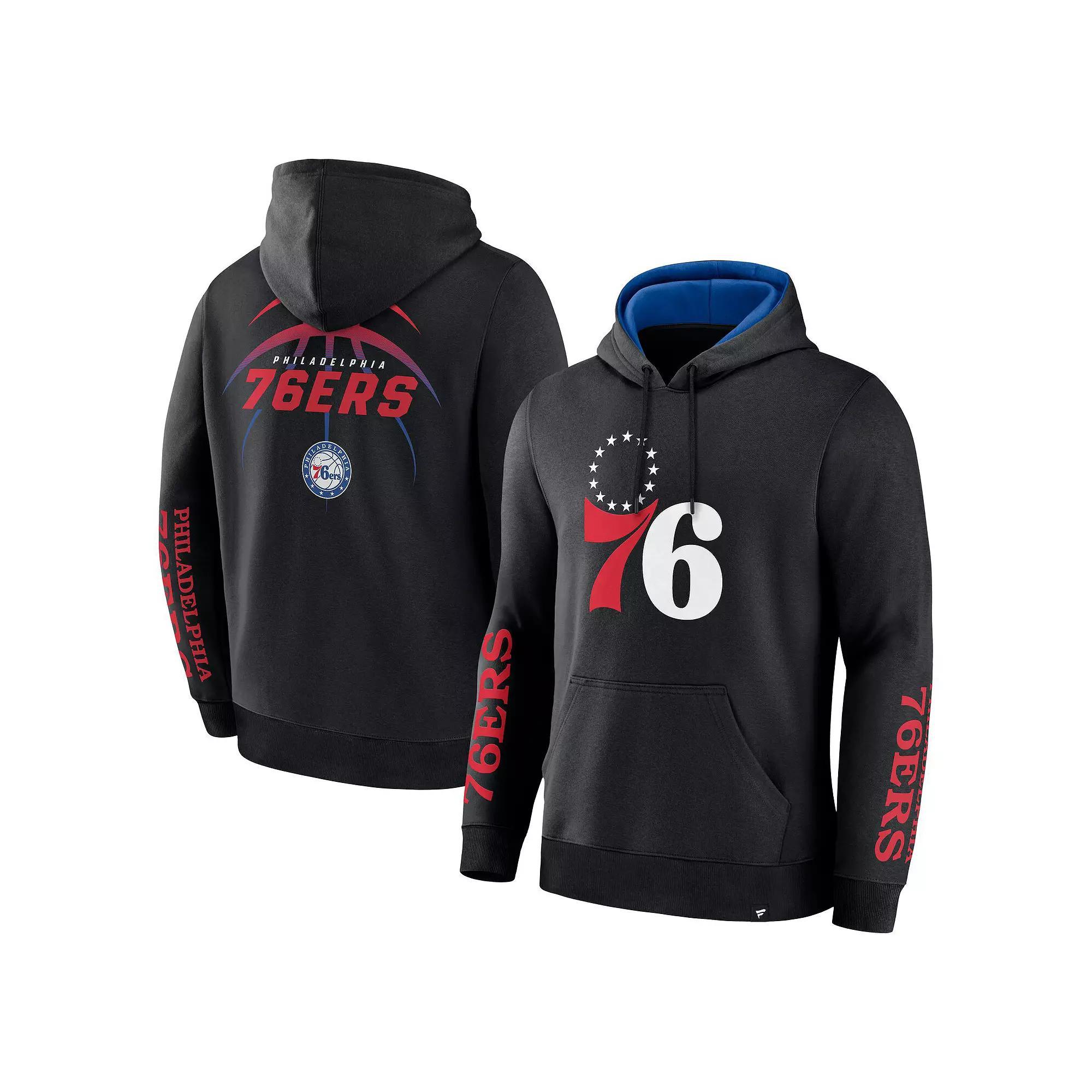 Men's Fanatics Black Philadelphia 76ers Legacy Guard Pullover Hoodie, Size: Small, 76r Black Product Image