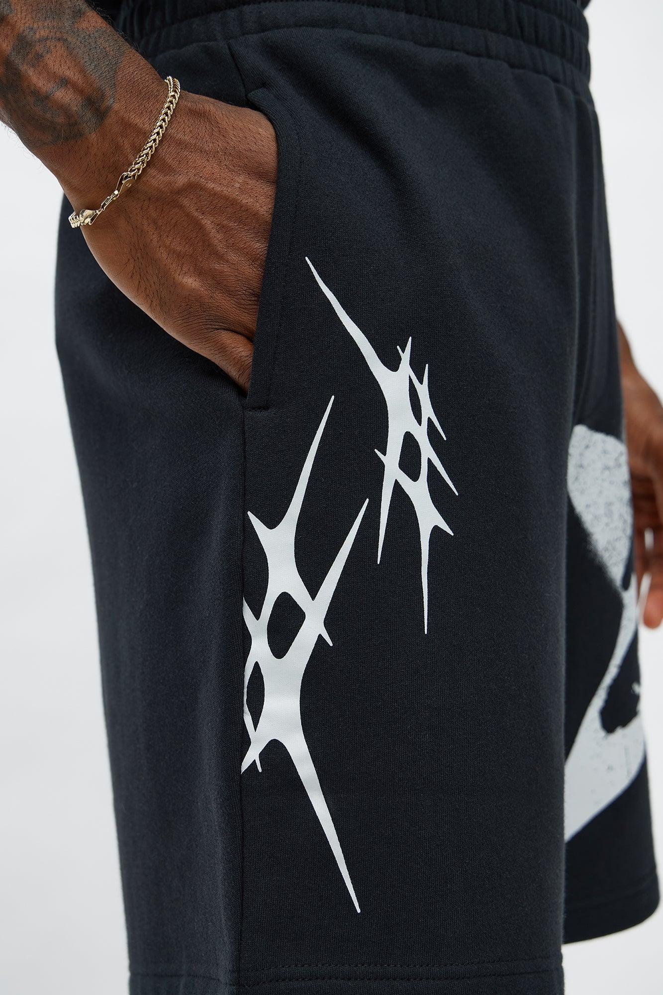 Angel Star 666 Sweatshort - Black Product Image