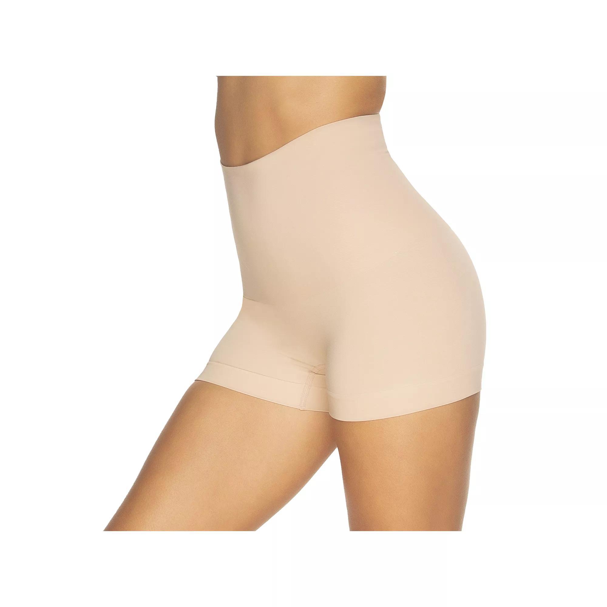 Women's Jezebel Fusion Waist Firm Control Shaping Boyshort 710161, Size: XL, Brown Cca Product Image