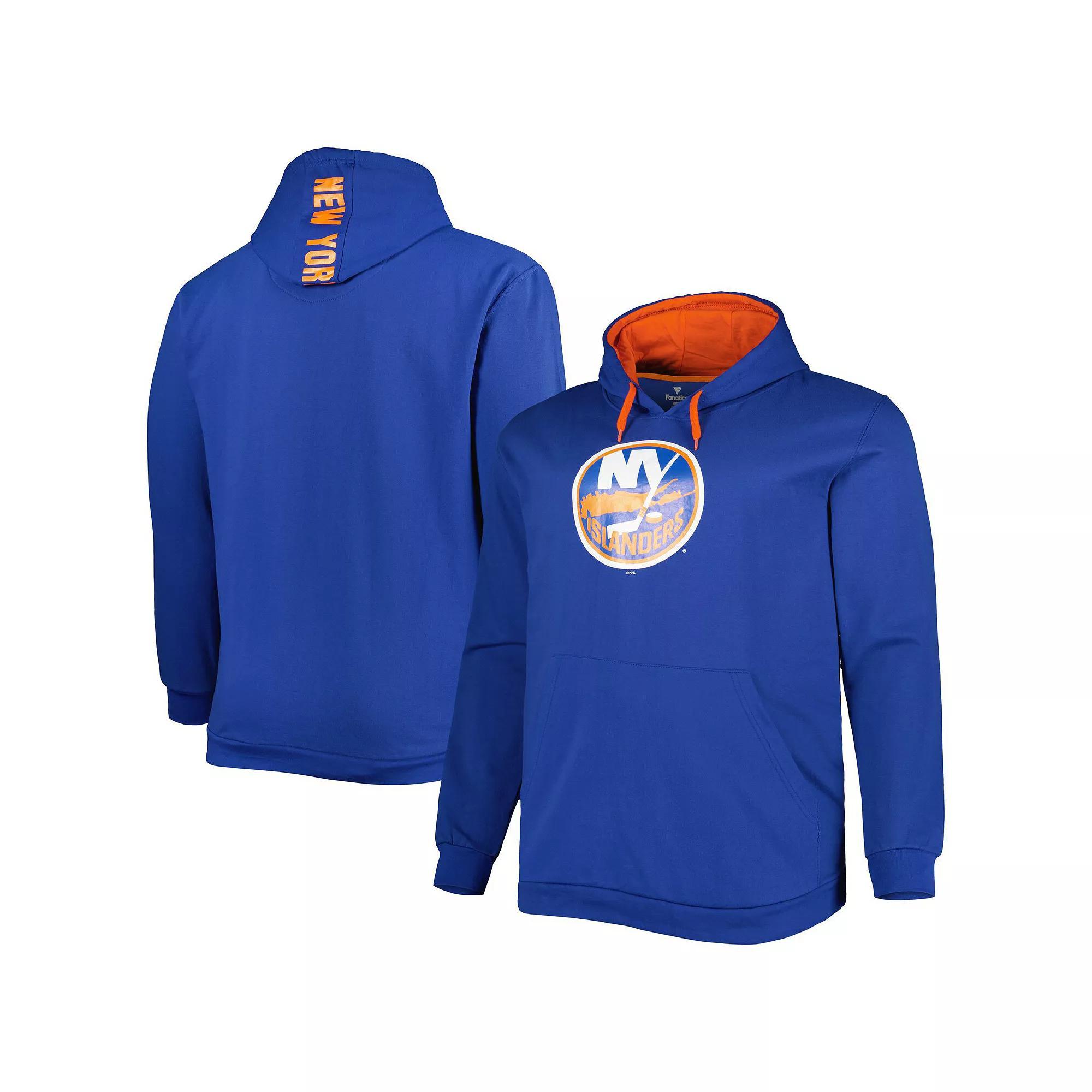 Men's Royal New York Islanders Big & Tall Fleece Pullover Hoodie, Size: 3XB, Isl Blue Product Image