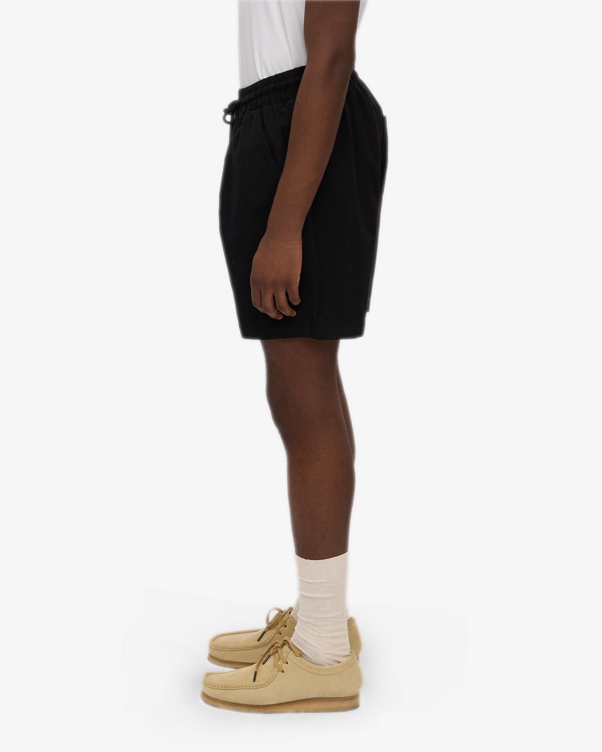 Organic Twill Shorts - Deep Black Product Image