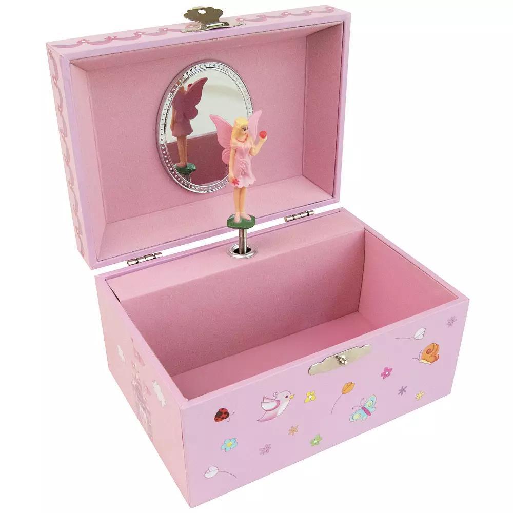 Mele and Co Girl's Mini Krista Musical Twirling Fairy Jewelry Box, Women's, Pink Product Image