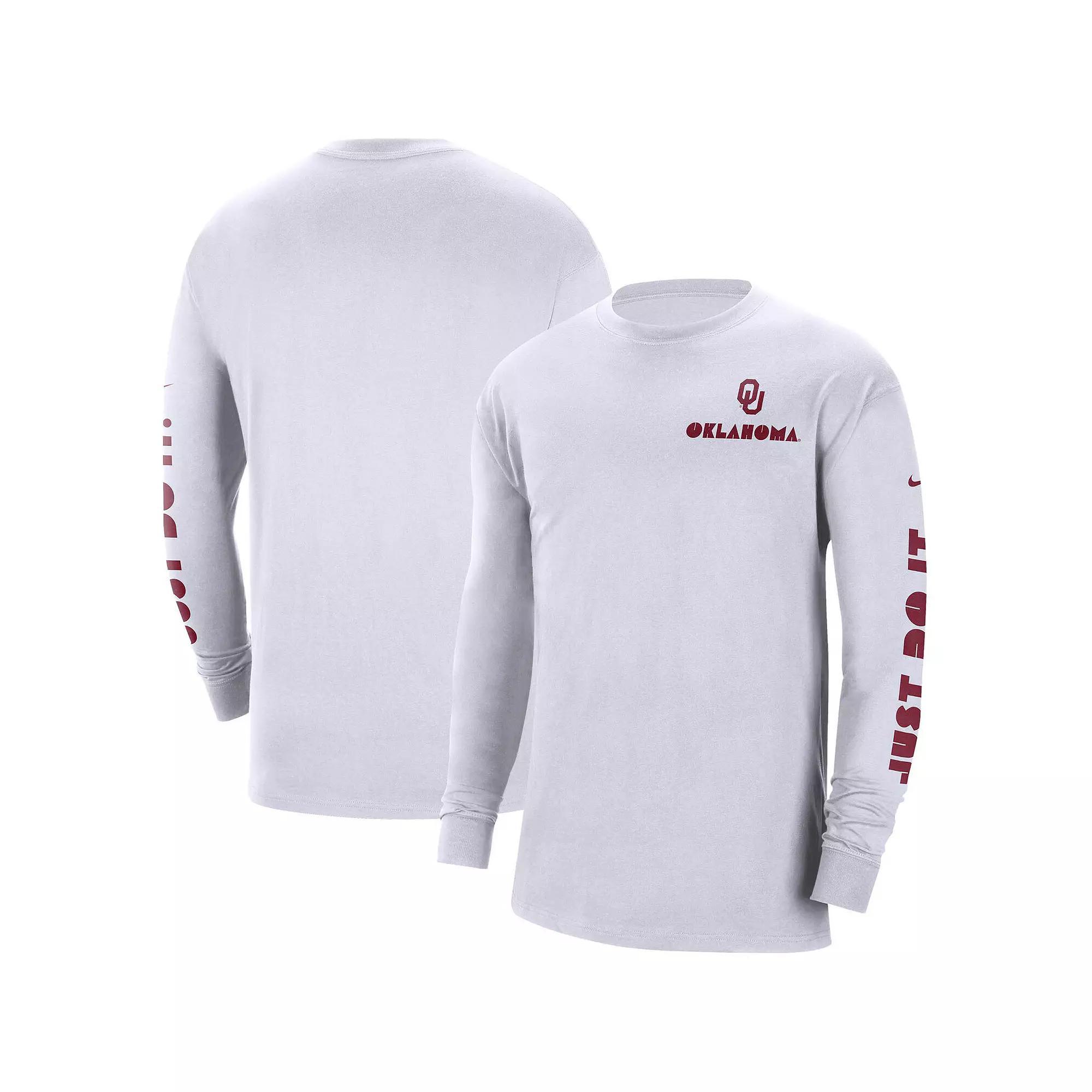 Men's Nike White UCLA Bruins Heritage Max 90 Long Sleeve T-Shirt, Size: 2XL Product Image