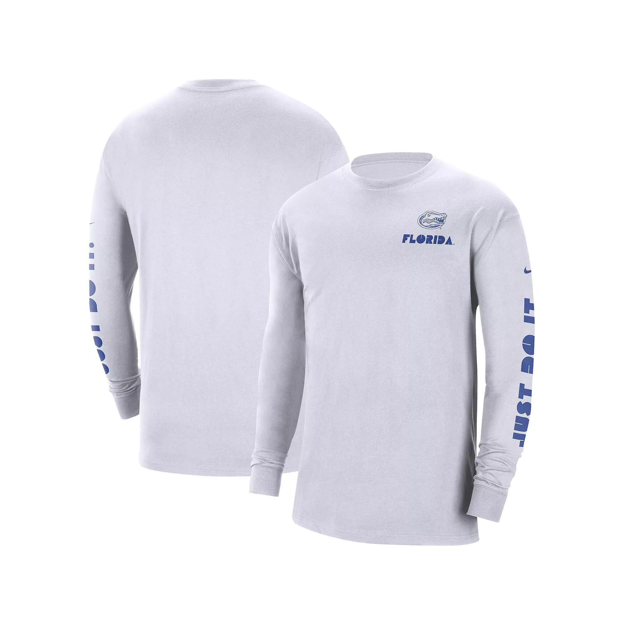 Men's Nike White Virginia Tech Hokies Heritage Max 90 Long Sleeve T-Shirt, Size: 2XL Product Image
