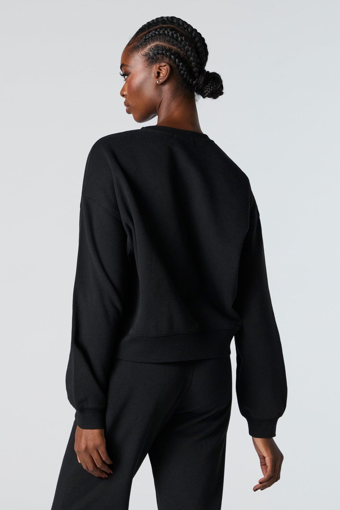 Destination Twill Embroidered Fleece Sweatshirt Female Product Image