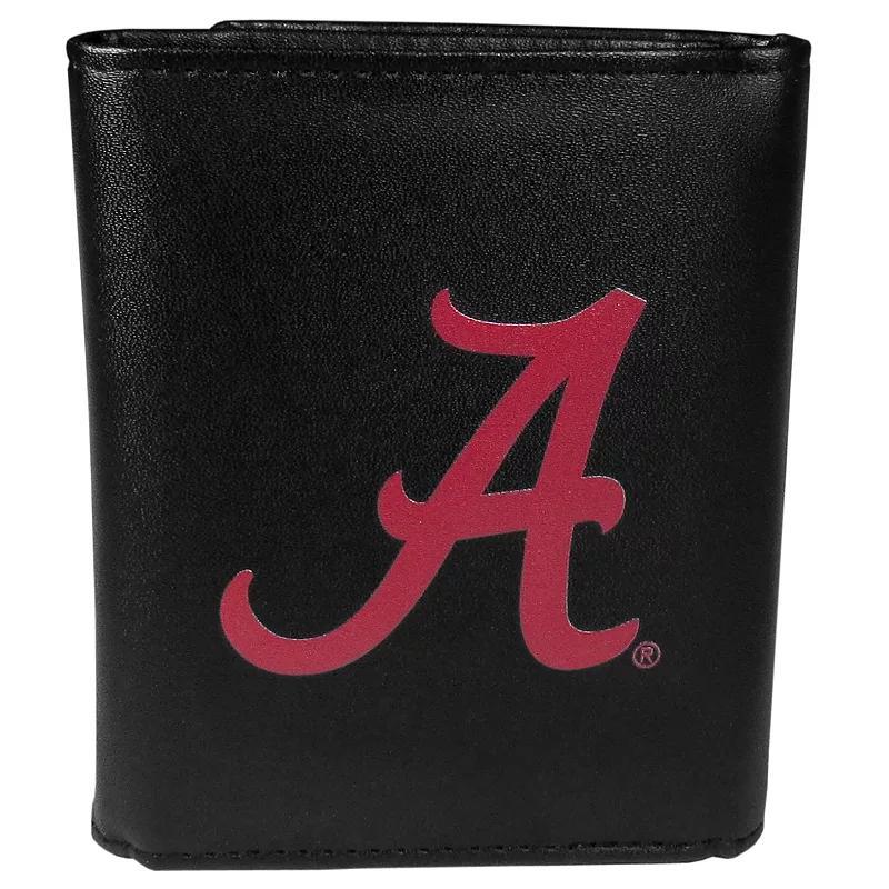 Mens Alabama Crimson Tide Leather Tri-Fold Wallet Product Image