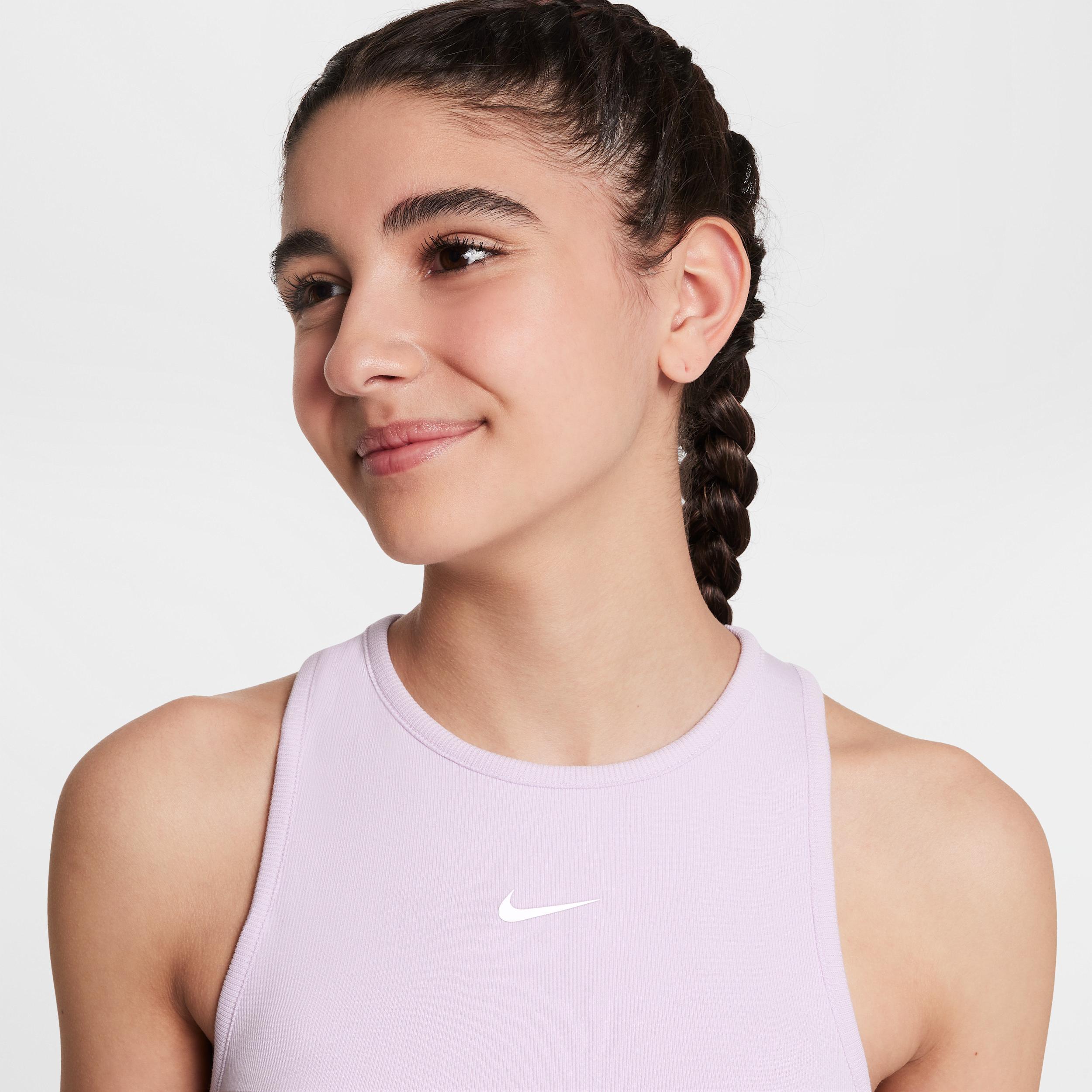 Women's Nike Sportswear Girls' Ribbed Tank Top Product Image