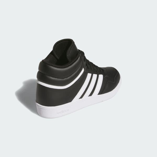 adidas Hoops 4.0 Women's Mid Top Basketball Shoes, Size: 6, White White Black Product Image