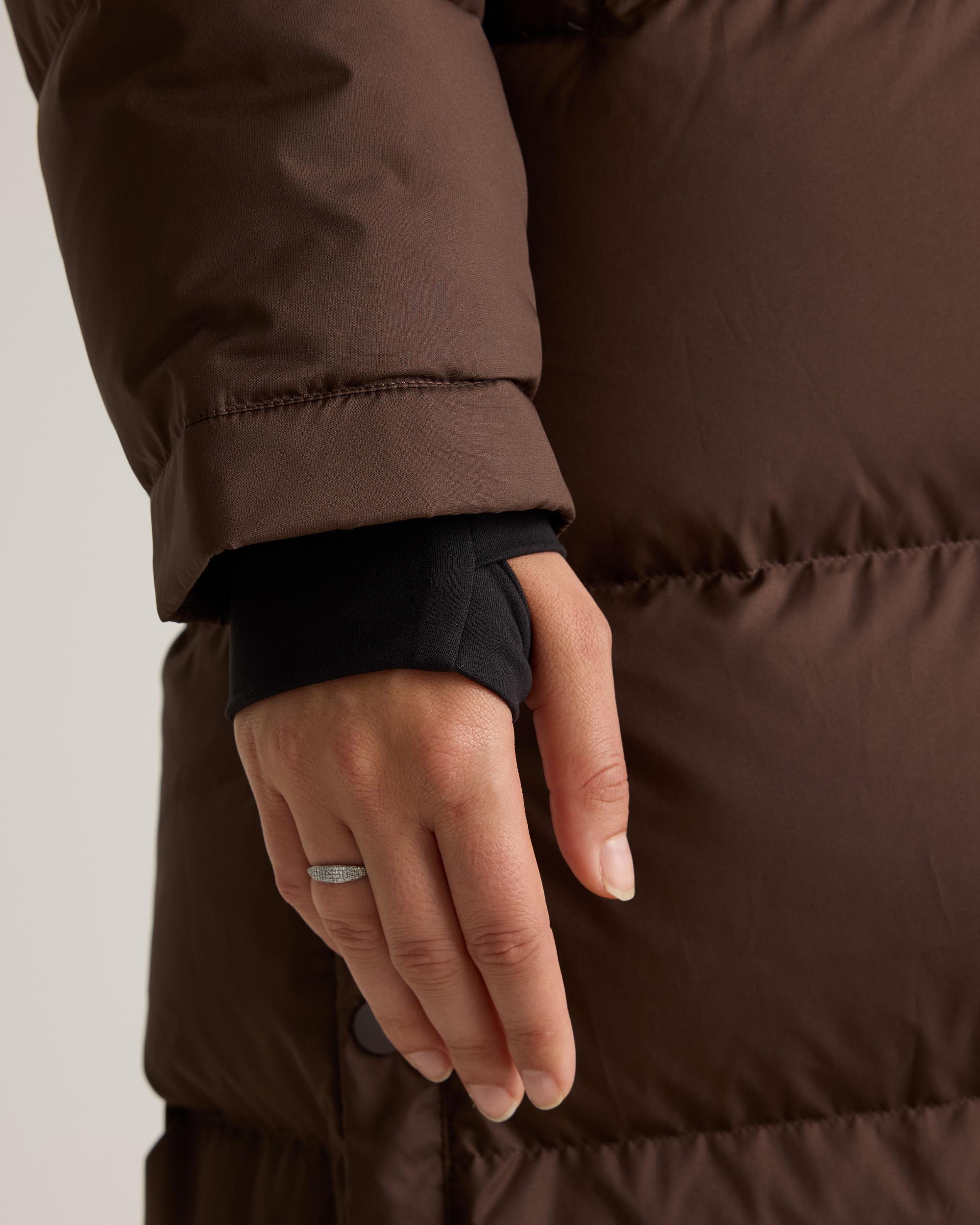 Quince | Women's Responsible Down Long Puffer Jacket Size XL, Recycled Polyester Product Image