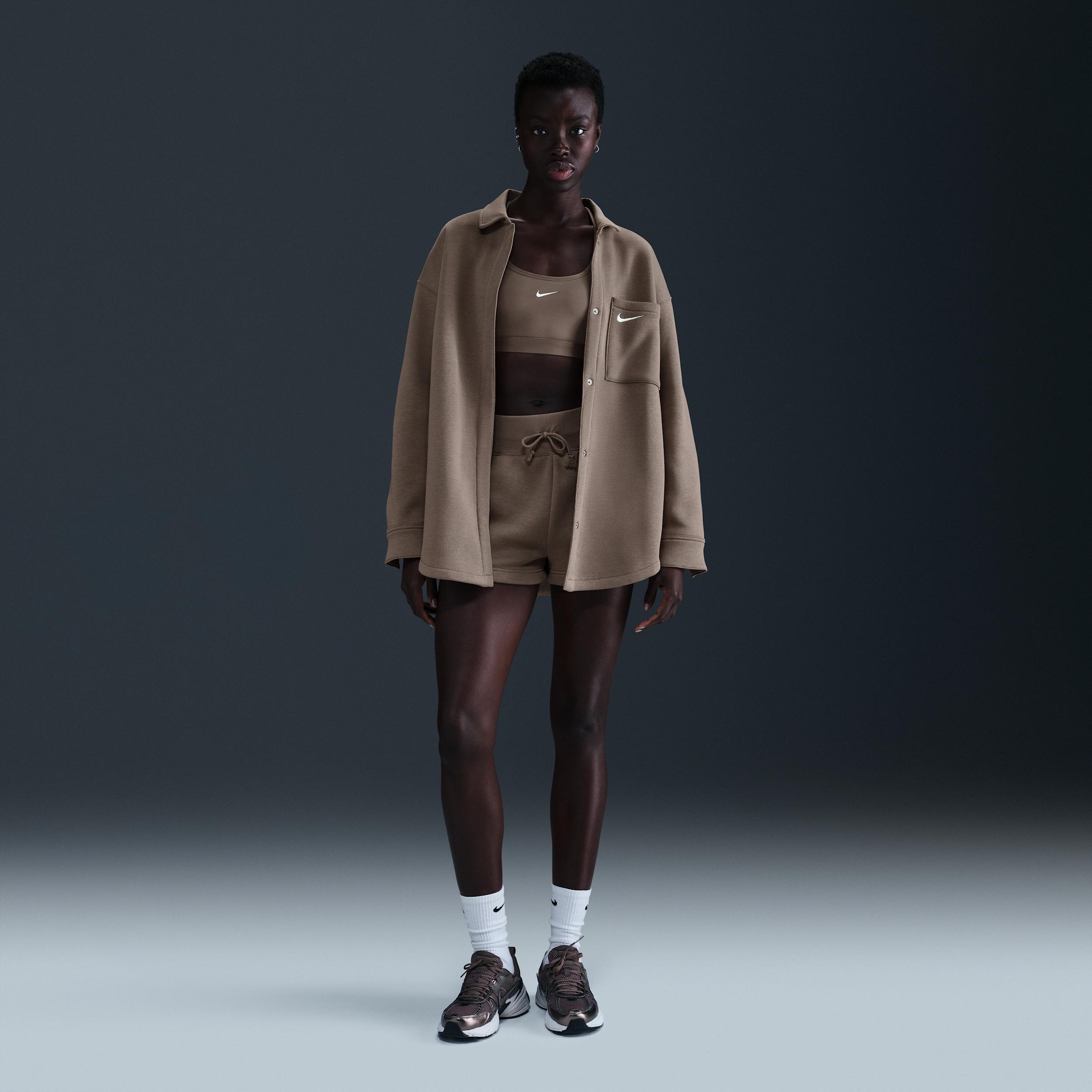 Women's Nike Sportswear Phoenix Fleece Oversized Shirt Jacket Product Image