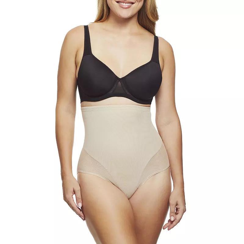Girl Power by TC Moderate Control Shapewear Sheer High-Waist Shaping Brief 4705, Womens Product Image