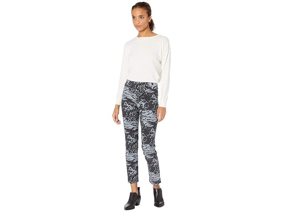 DKNY Long Sleeve Linen One-Button Jacket (Frosting ) Women's Clothing Product Image