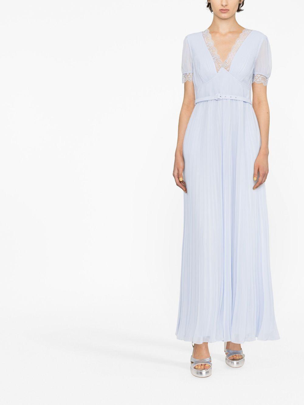 lace-detail belted dress Product Image