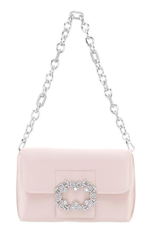 Nina Womens Baguette Bag with Crystal Buckle Handbag Product Image