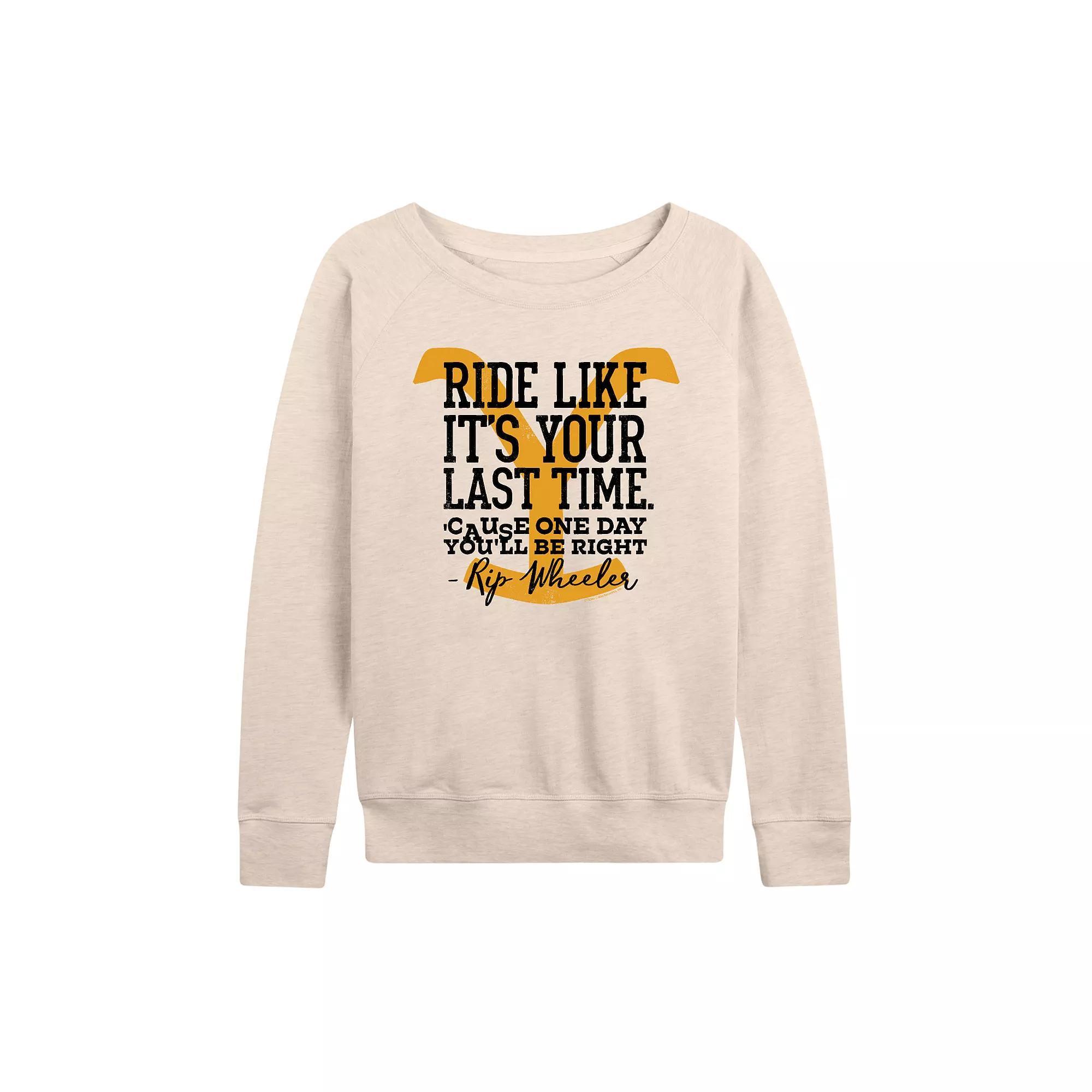 Plus Size Friends Holiday Central Perk French Terry Long Sleeve Tee, Womens Product Image