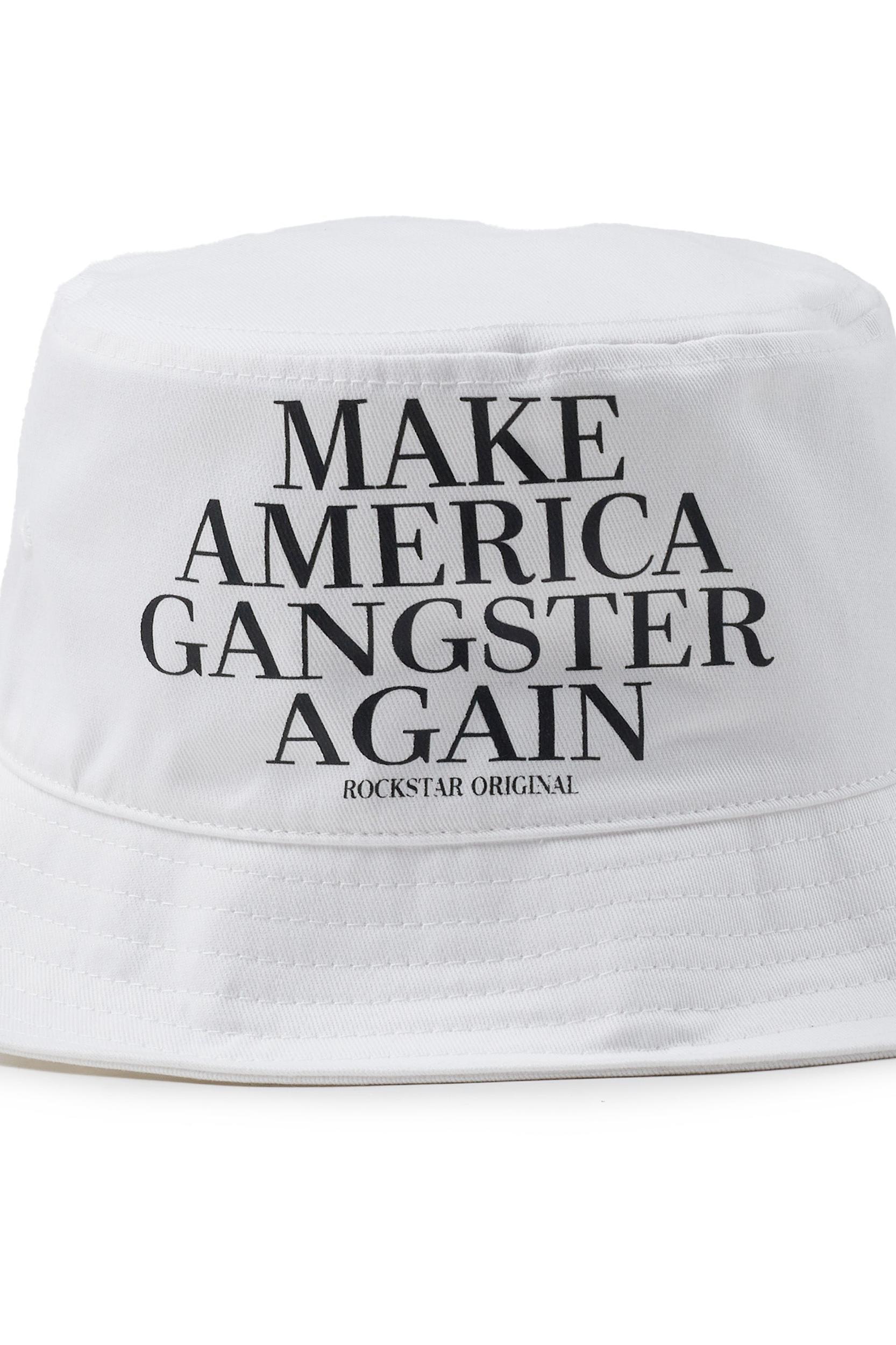 Nyokia White Bucket Hat Female Product Image