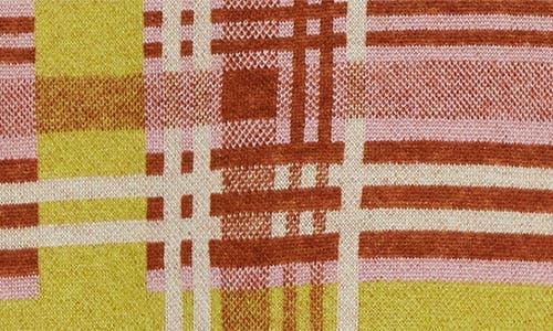 DRIES VAN NOTEN Checked Crew-neck Jumper In Pink Product Image