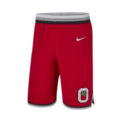 Men's Nike Scarlet Ohio State Buckeyes Retro Replica Basketball Shorts, Size: Medium, Red Product Image