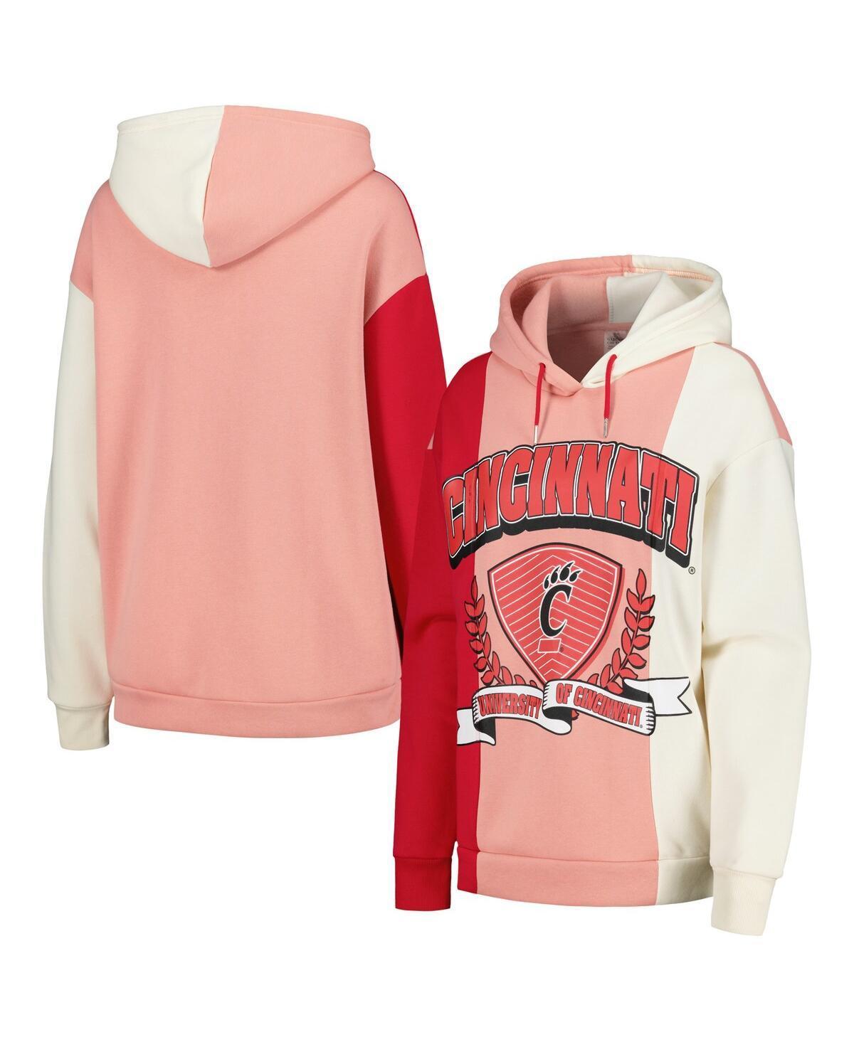 Women's Gameday Couture Red Cincinnati Bearcats Hall of Fame Colorblock Pullover Hoodie, Size: Medium Product Image