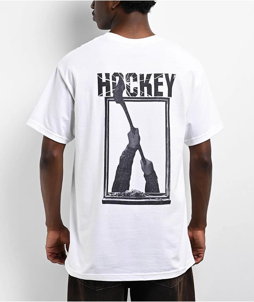 Hockey Crazy Neighbor White T-Shirt Product Image