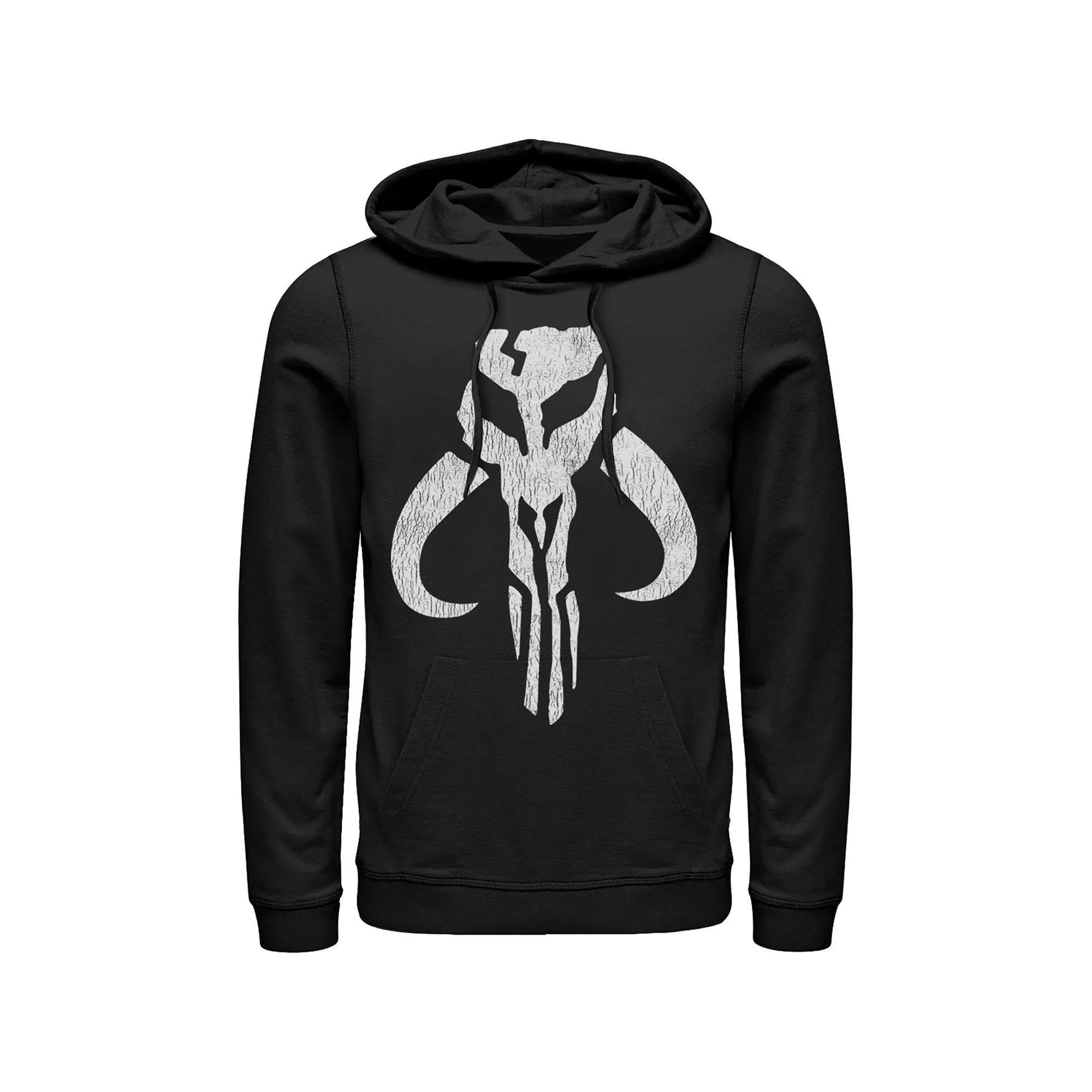 Men's Star Wars Mando Symbol Hoodie, Size: XL, Black Product Image