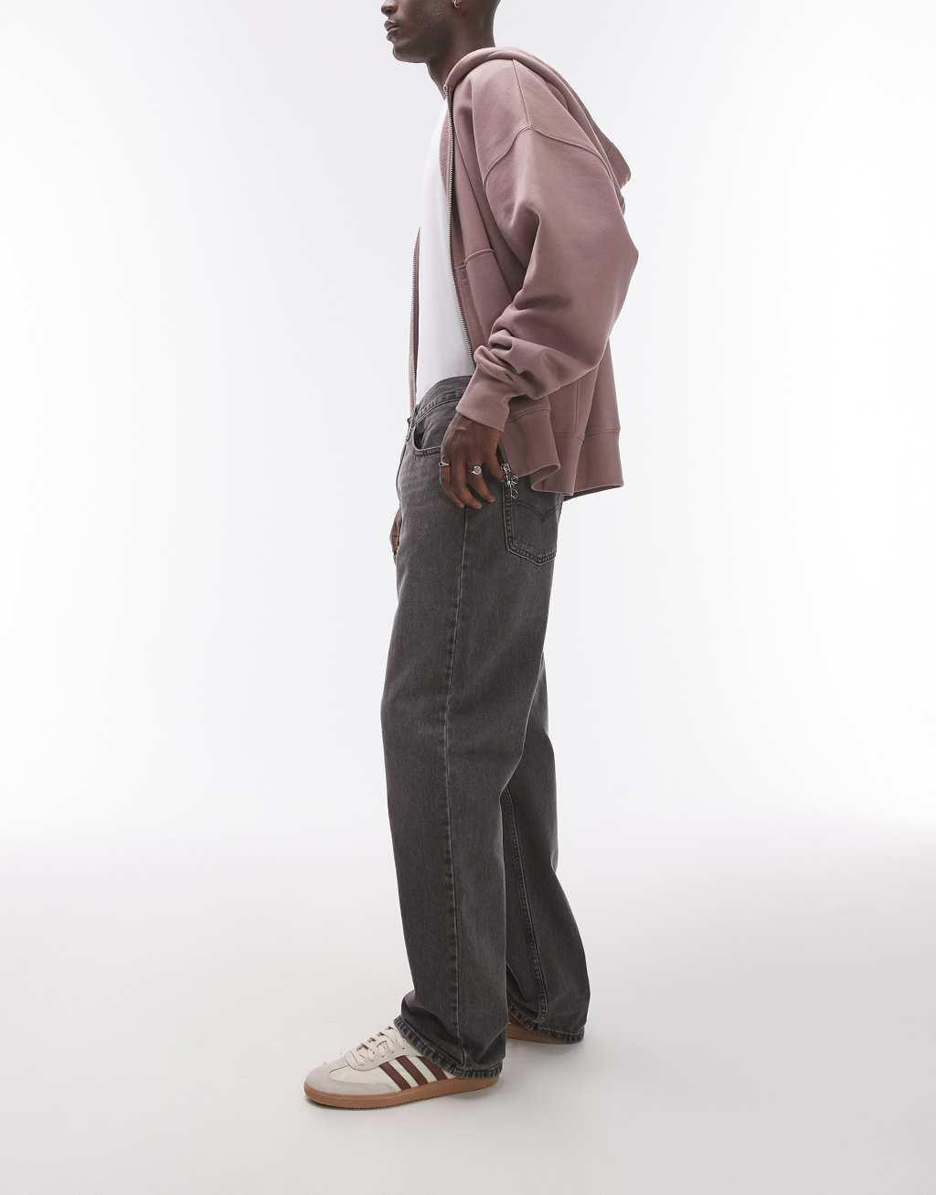 Levi's 565 '97 loose straight fit jeans in mid gray Product Image