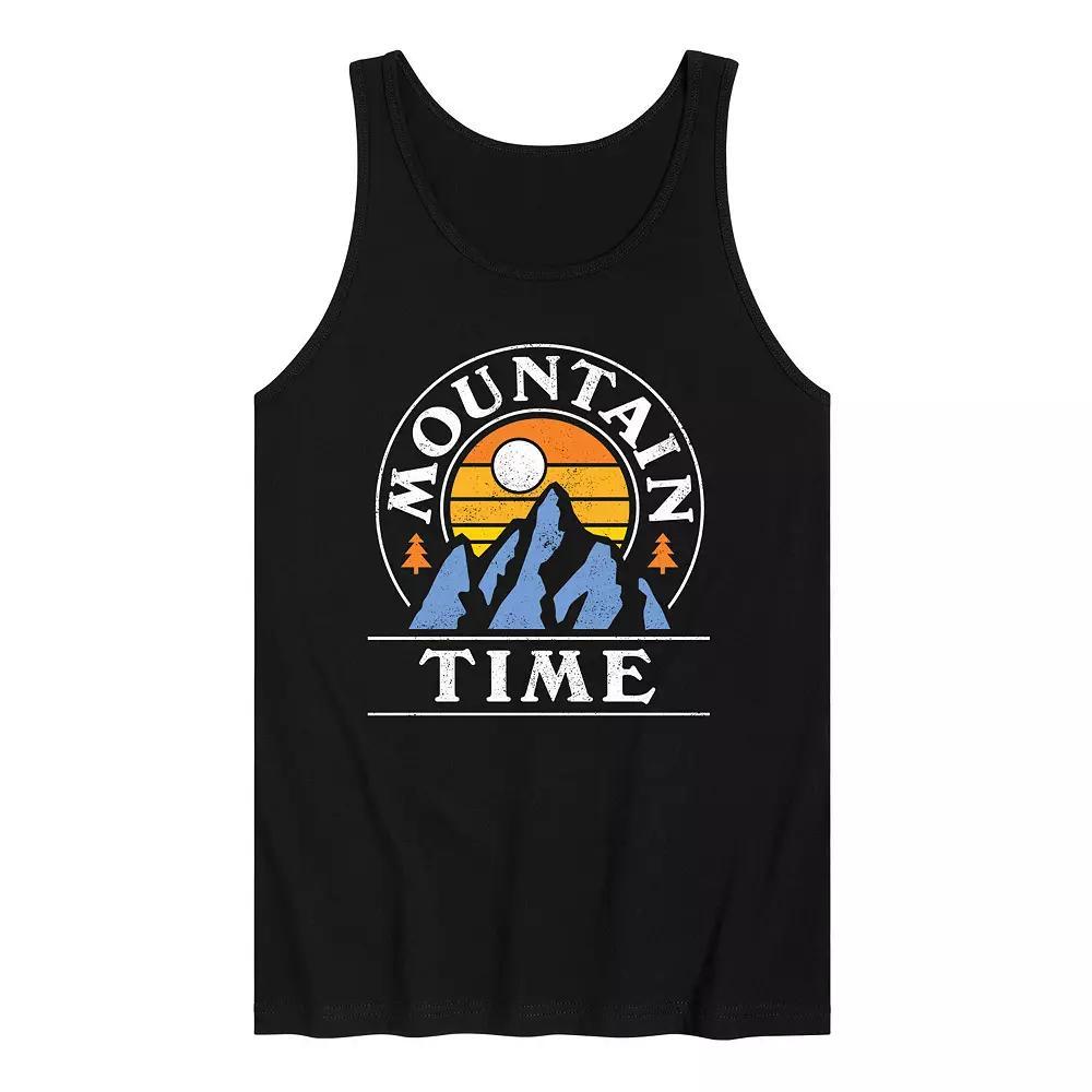 Men's Mountain Time Tank Top, Size: XL, Black Product Image