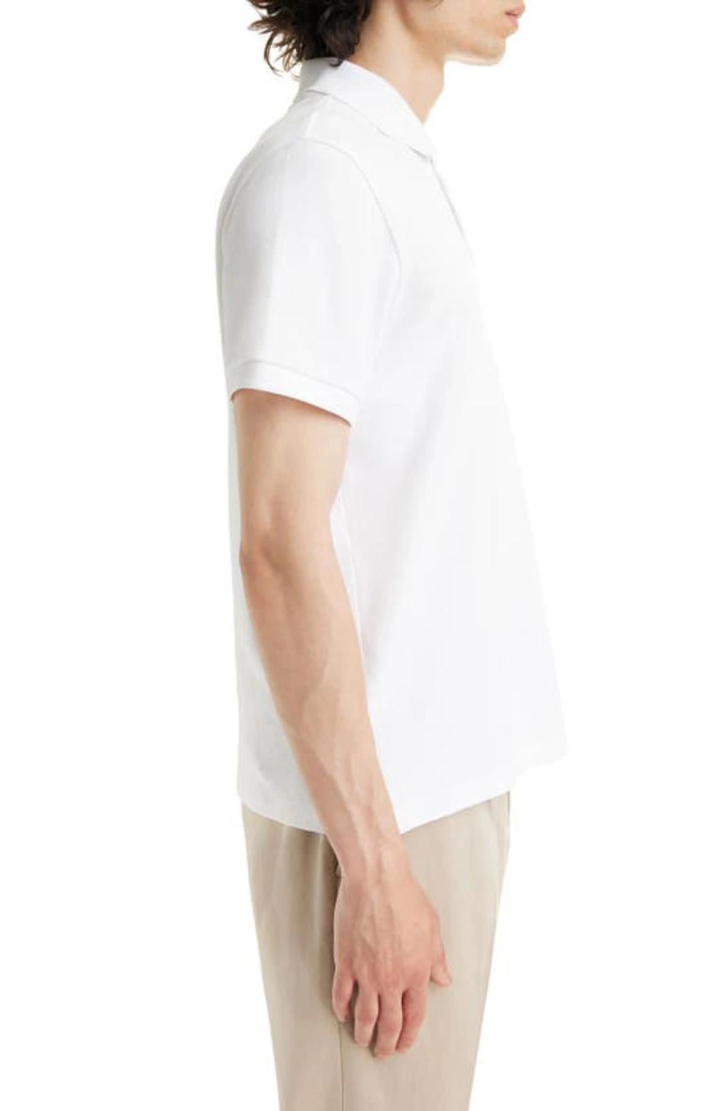 White Cotton Ami de Coeur Polo Product Image